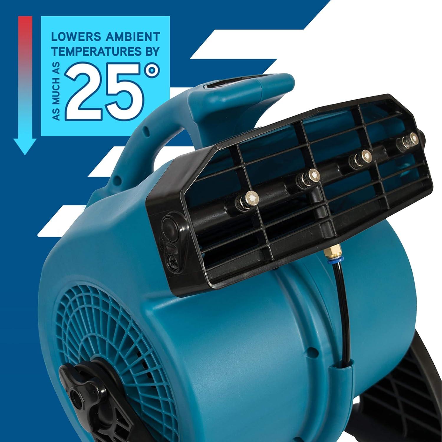 Ventilador de Nebulización XPOWER FM-48, 3 Velocidades, 5.44 kg