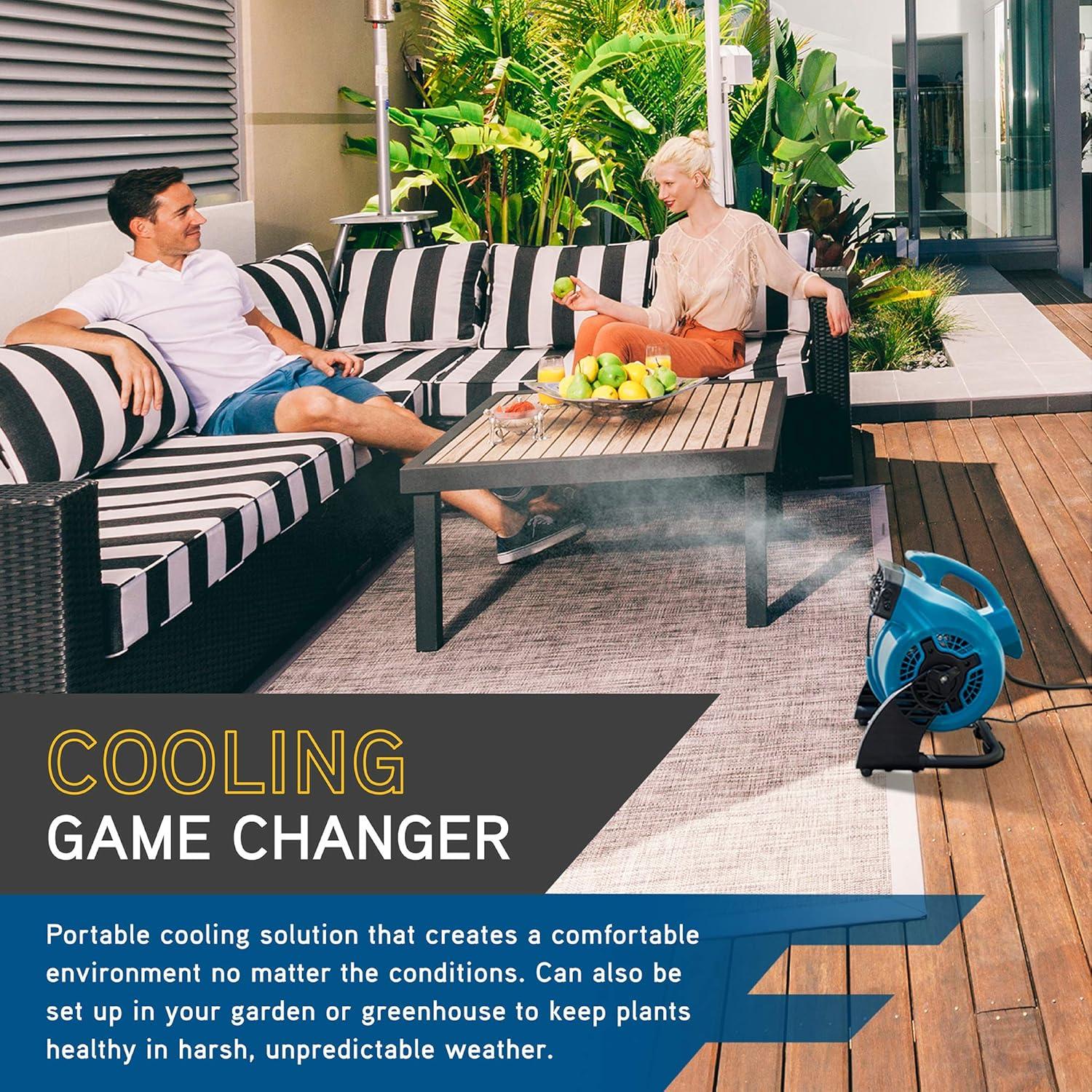 Ventilador de Nebulización XPOWER FM-48, 3 Velocidades, 5.44 kg