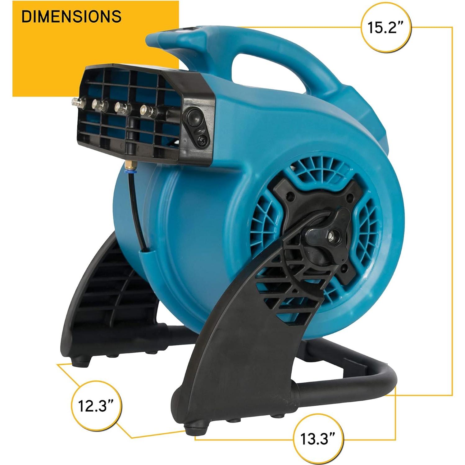Ventilador de Nebulización XPOWER FM-48, 3 Velocidades, 5.44 kg