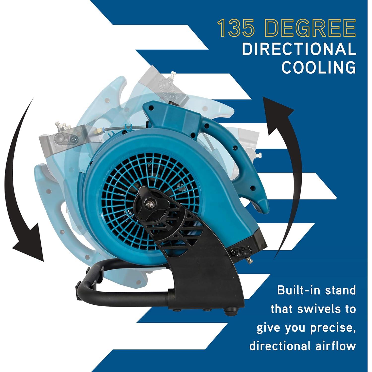 Ventilador de Nebulización XPOWER FM-48, 3 Velocidades, 5.44 kg