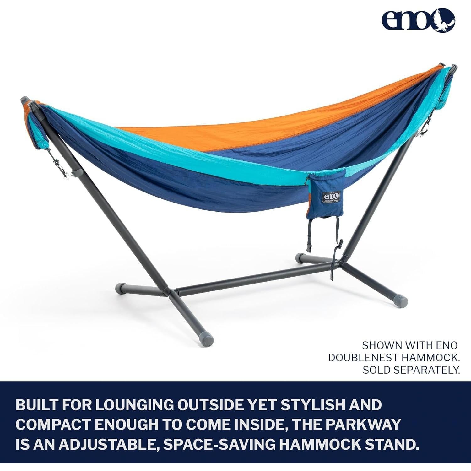 Soporte de Hamaca Ajustable ENO Parkway - Carbón, 17 kg