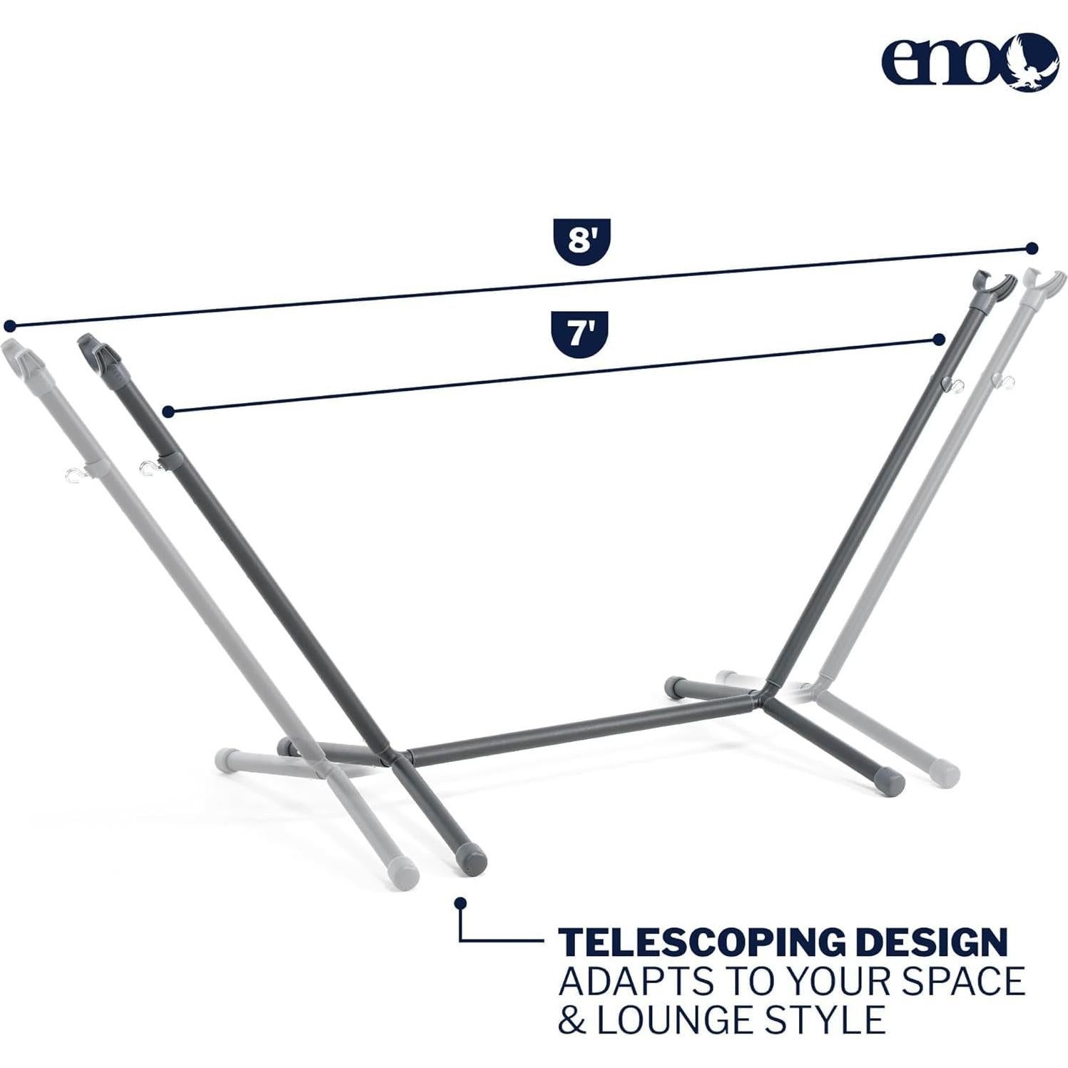 Soporte de Hamaca Ajustable ENO Parkway - Carbón, 17 kg