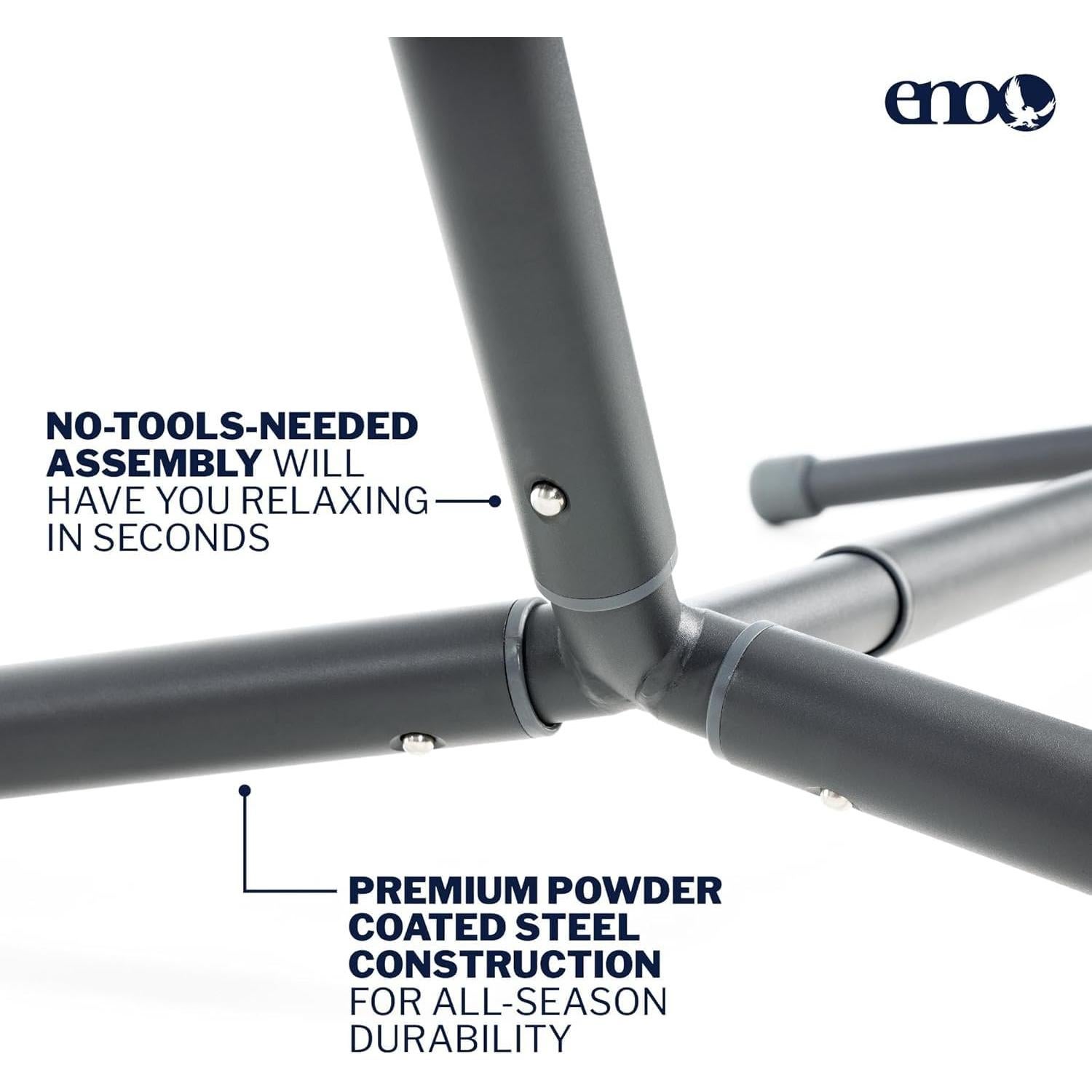 Soporte de Hamaca Ajustable ENO Parkway - Carbón, 17 kg