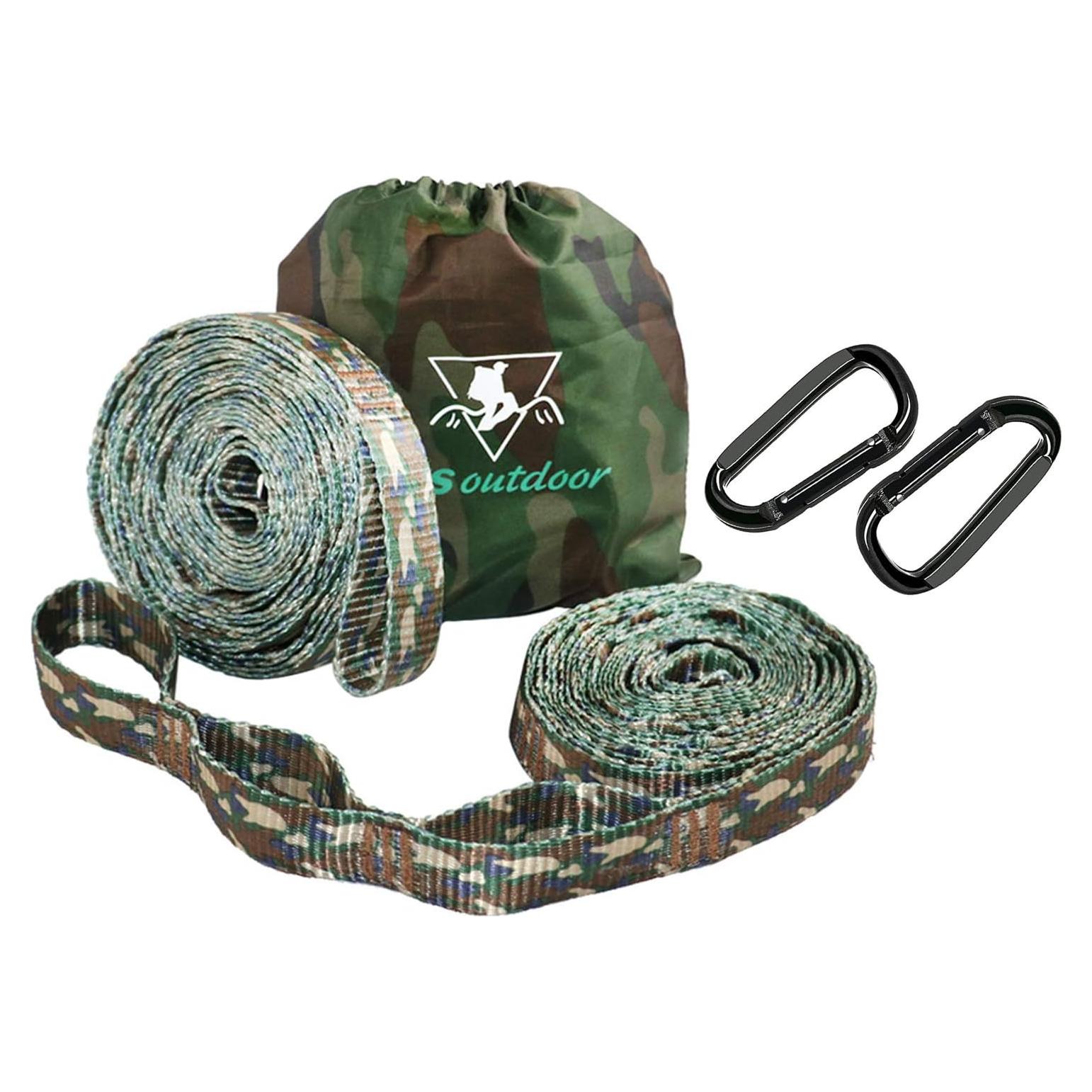 Cintas de Hamaca PYS 3m Camo con Mosquetones 454kg