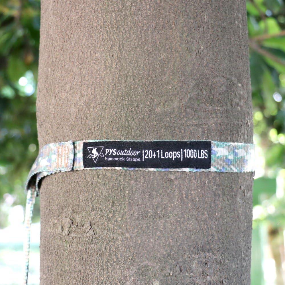 Cintas de Hamaca PYS 3m Camo con Mosquetones 454kg