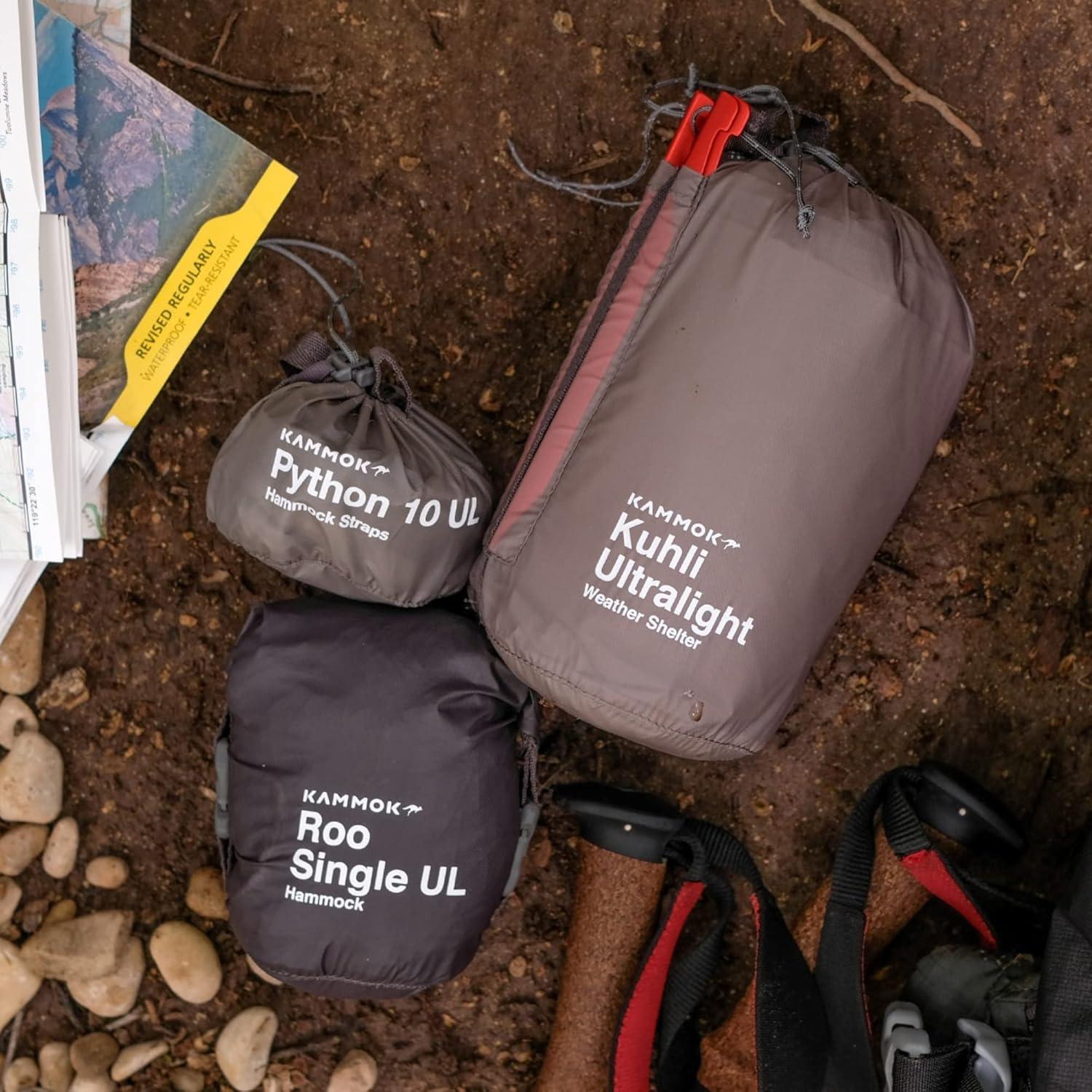 KAMMOK Kuhli Ultralight Lona de Camping Impermeable 408g