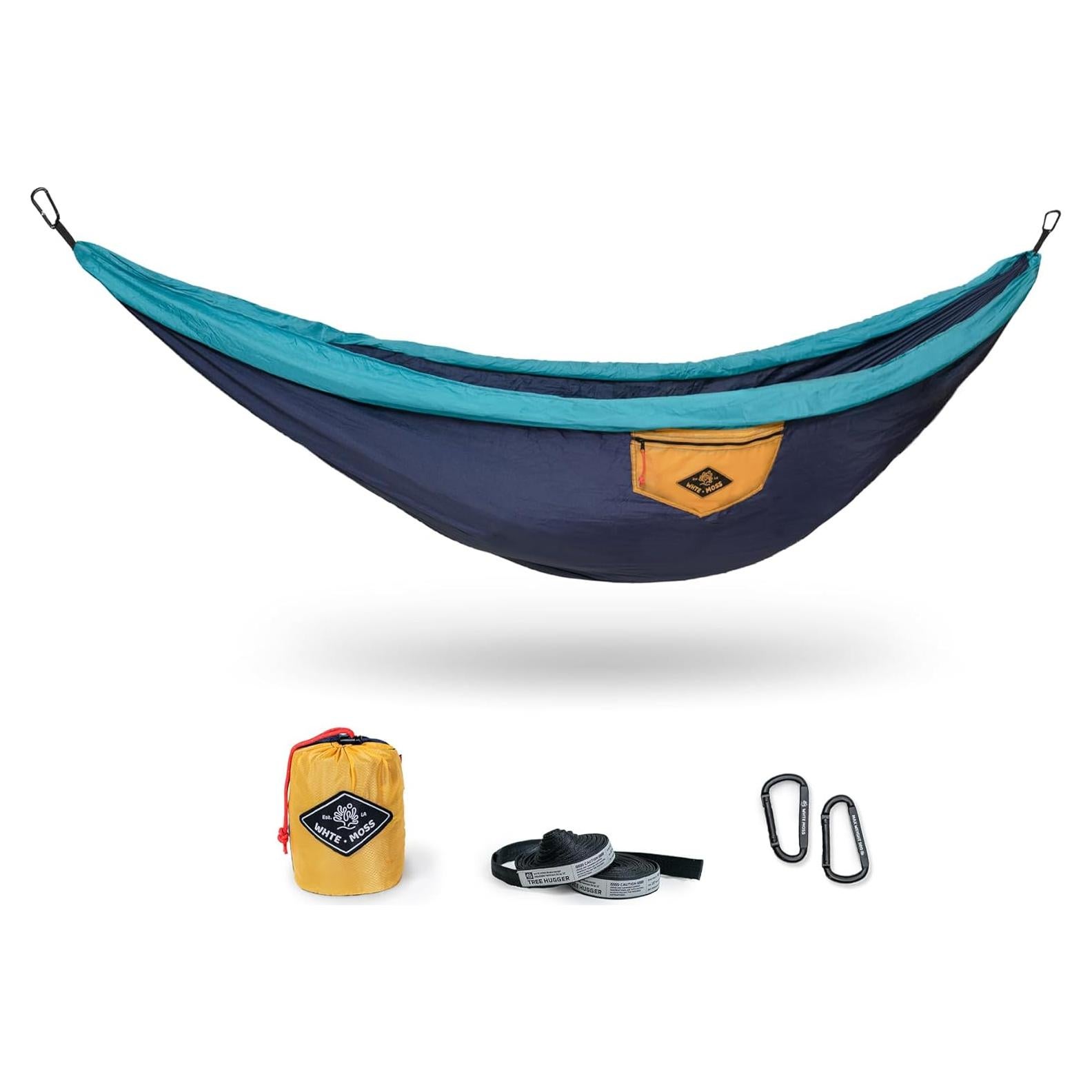 Hamaca Suparpine I WHTE MOSS Individual Azul Profundo