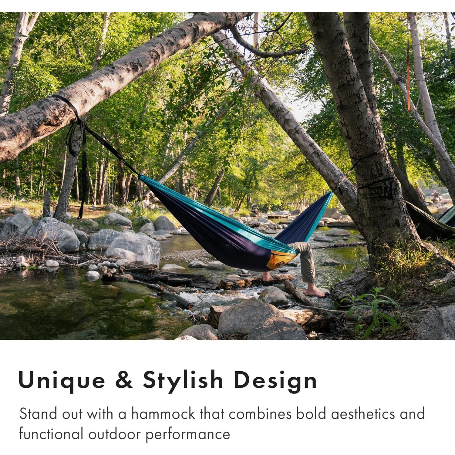 Hamaca Suparpine I WHTE MOSS Individual Azul Profundo