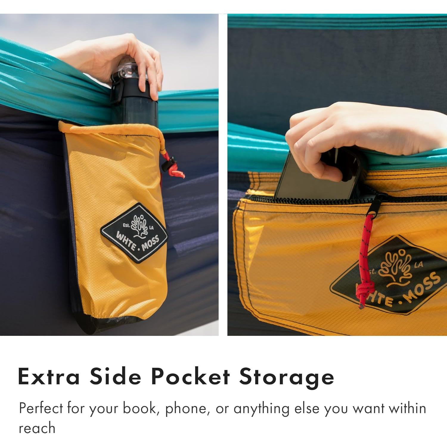 Hamaca Suparpine I WHTE MOSS Individual Azul Profundo