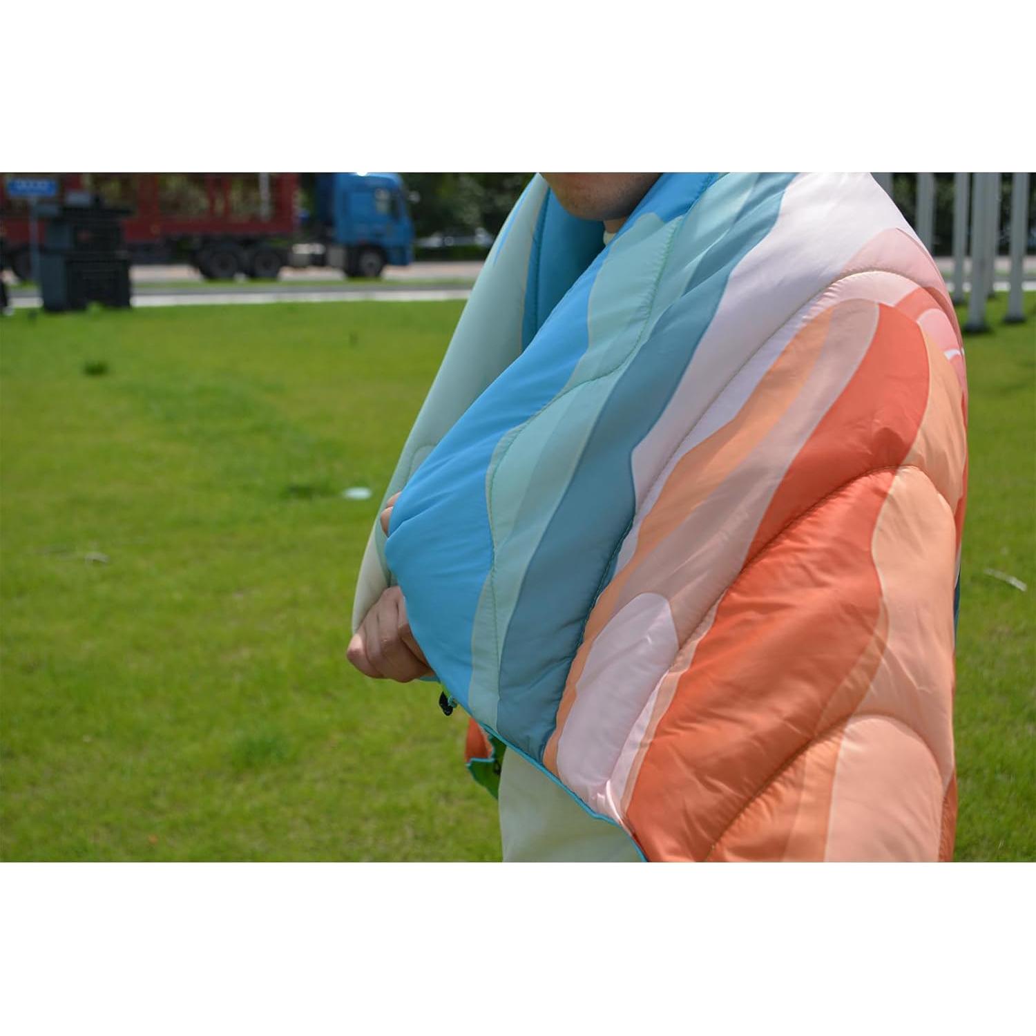 Manta de Camping Bedvcaty Acolchada Impermeable 198x142cm