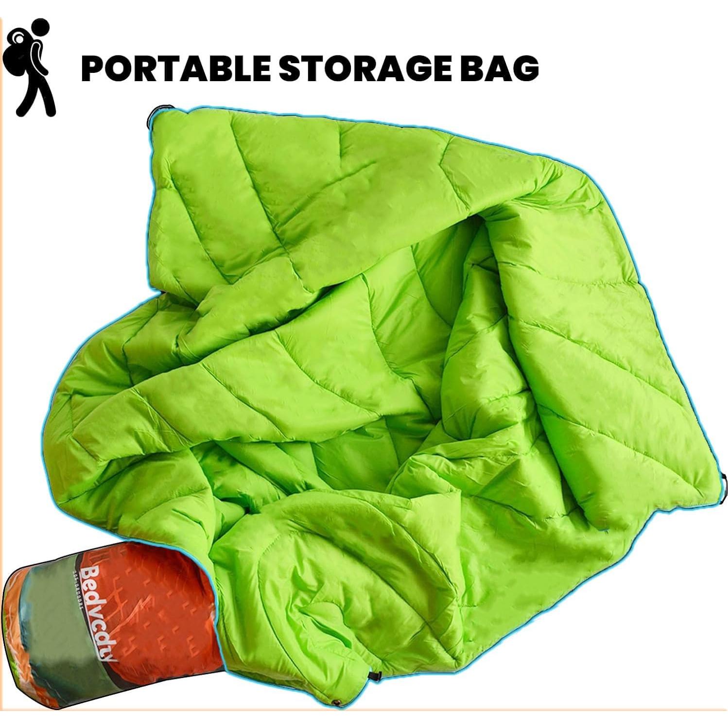 Manta de Camping Bedvcaty Acolchada Impermeable 198x142cm