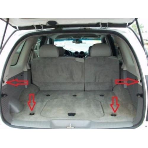 Red de Carga Estilo Sobre Trunknets para GMC Envoy 2002-2009