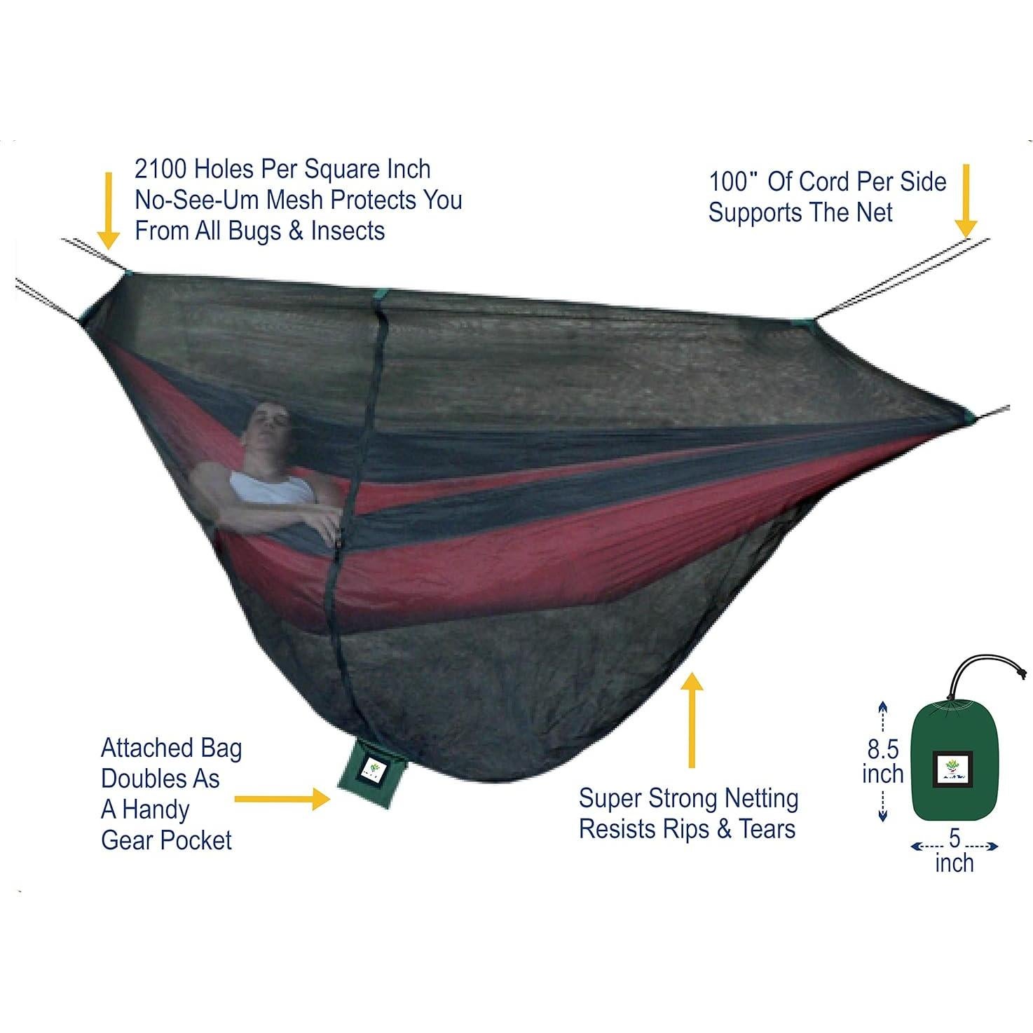 Cocoon de Red para Mosquitos Hammock Bliss - 300x145 cm