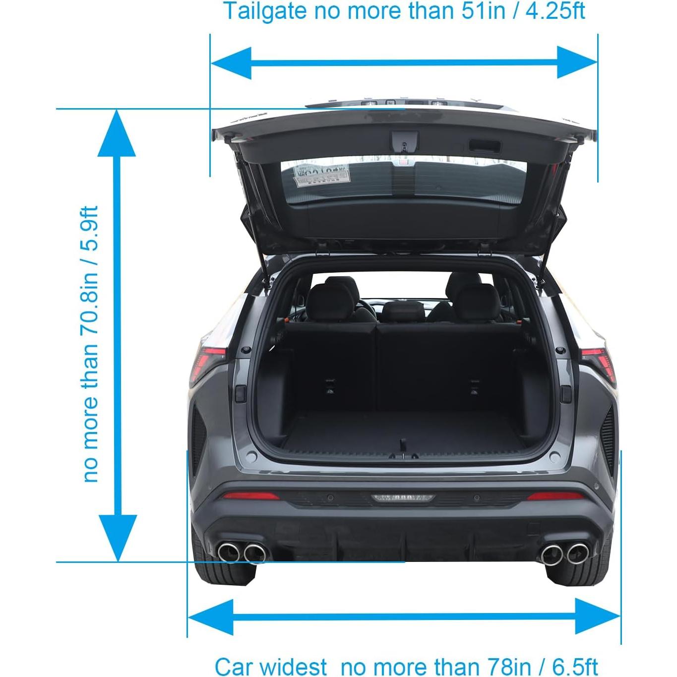 Carpa de Maletero HREFEU T-Verde UPF 50+ Impermeable 5 Personas