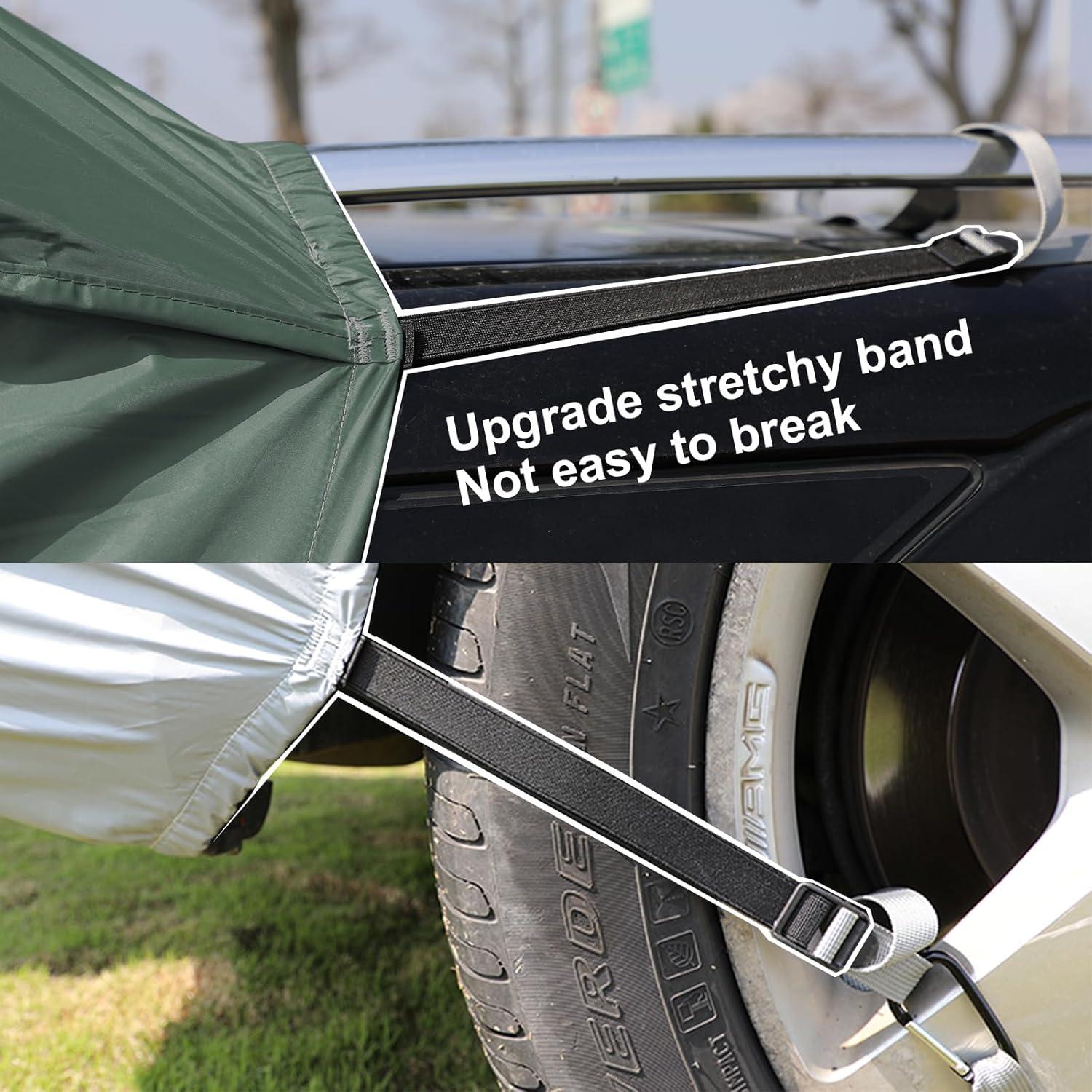 Carpa de Maletero HREFEU T-Verde UPF 50+ Impermeable 5 Personas