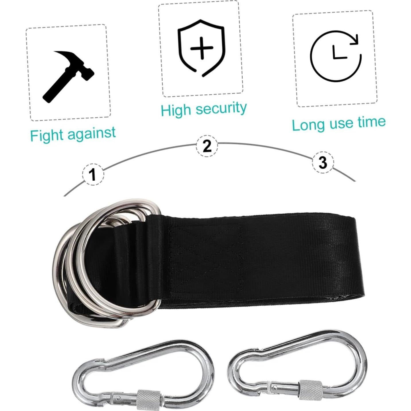 Correas de Columpio para Árbol Outanaya 2 Piezas 200x4.8cm