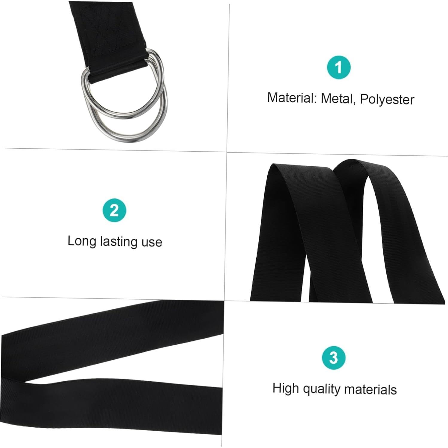 Correas de Columpio para Árbol Outanaya 2 Piezas 200x4.8cm