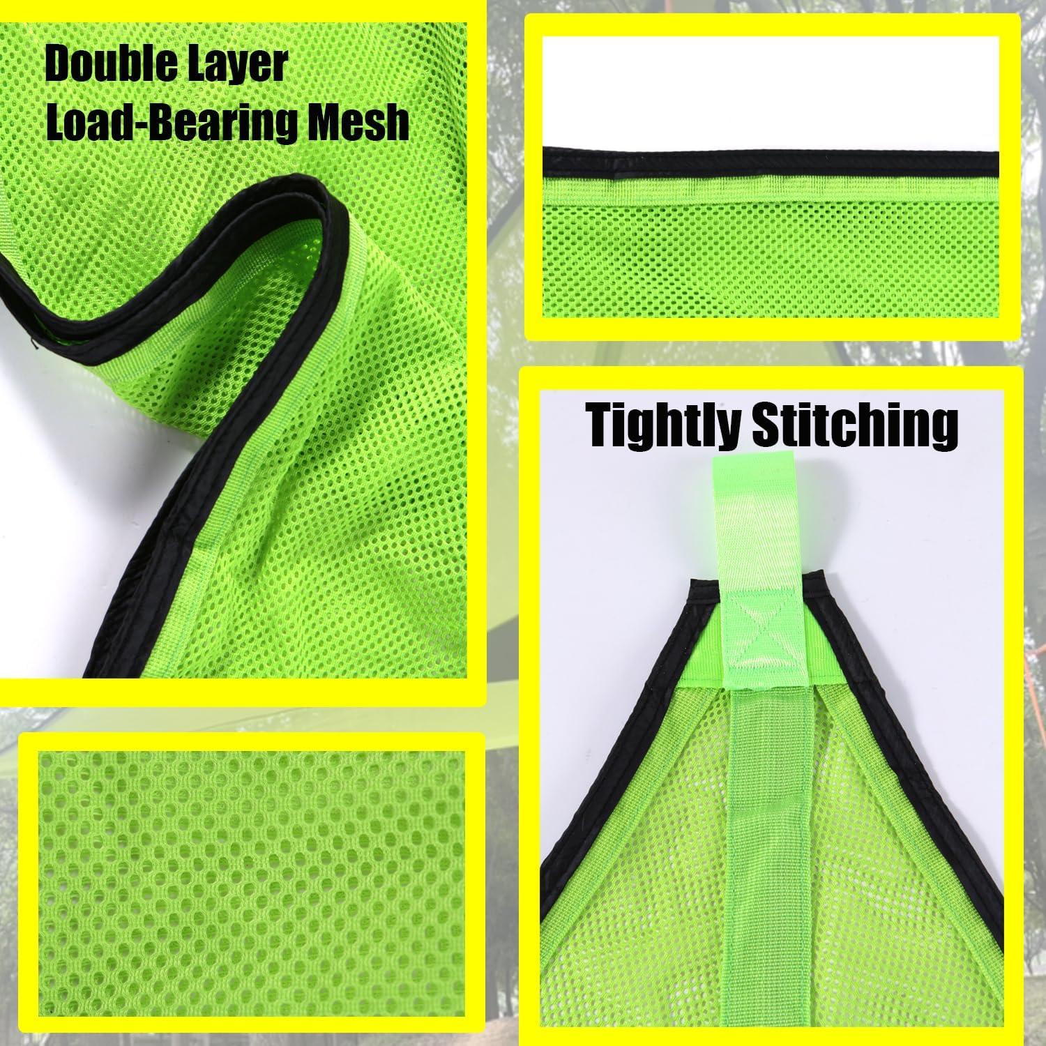 Hamaca Triangular 3.96m Enthuney Multi Persona Verde 272kg