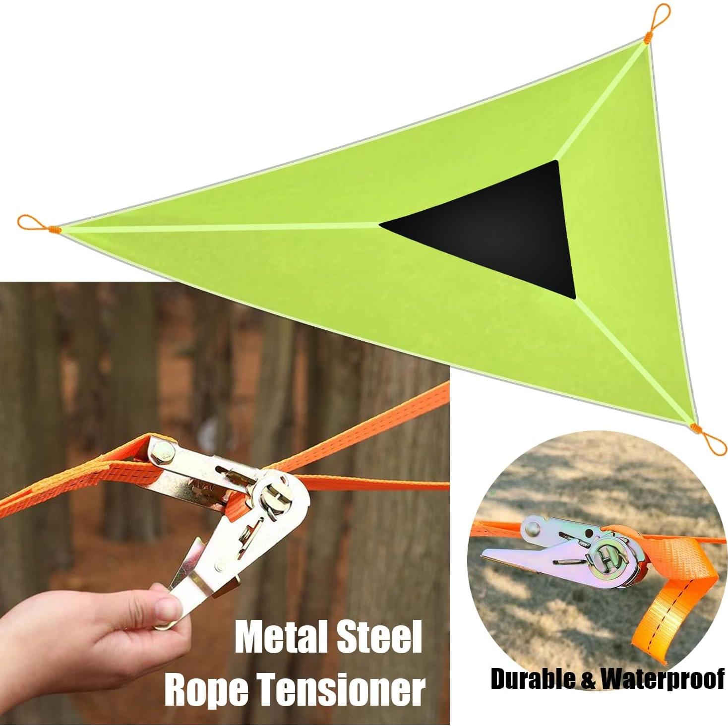 Hamaca Triangular 3.96m Enthuney Multi Persona Verde 272kg