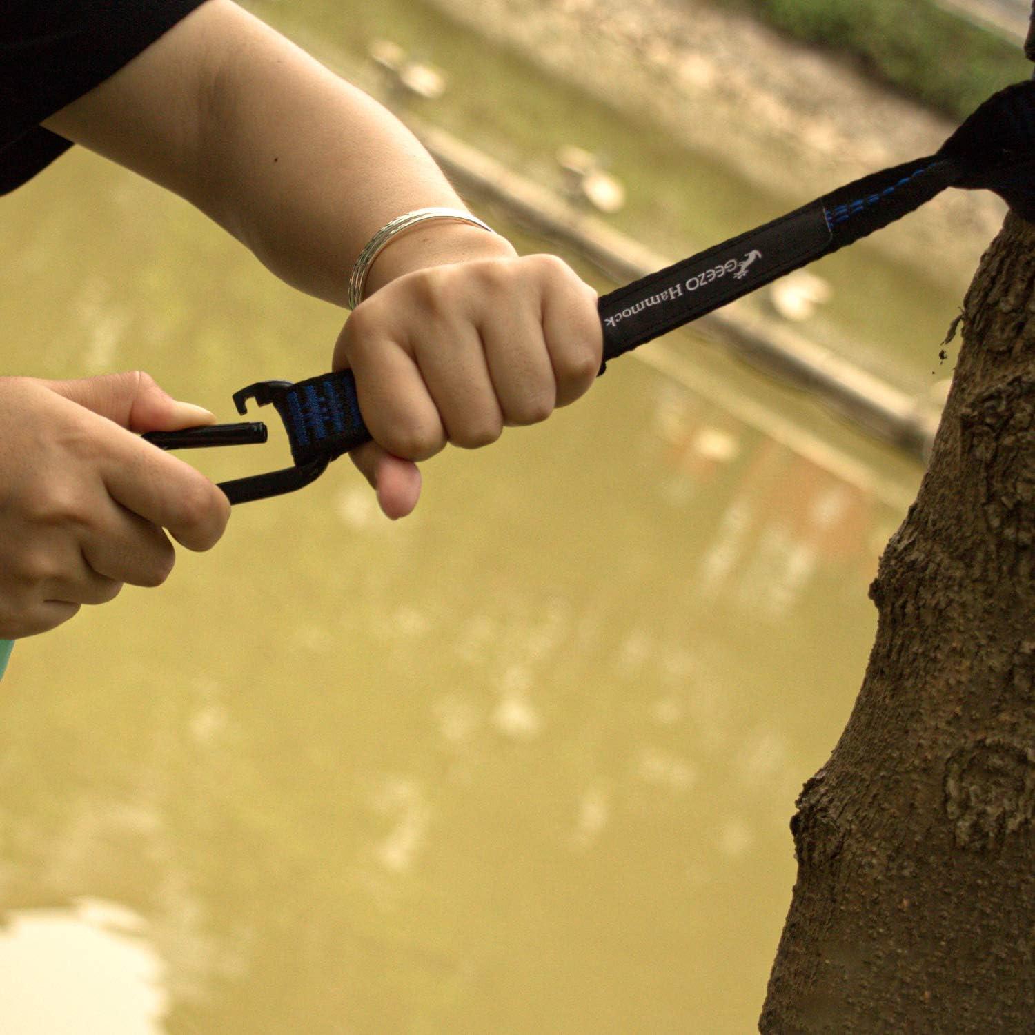 Hamaca Doble GEEZO para Camping 227 kg, Ligera y Portátil