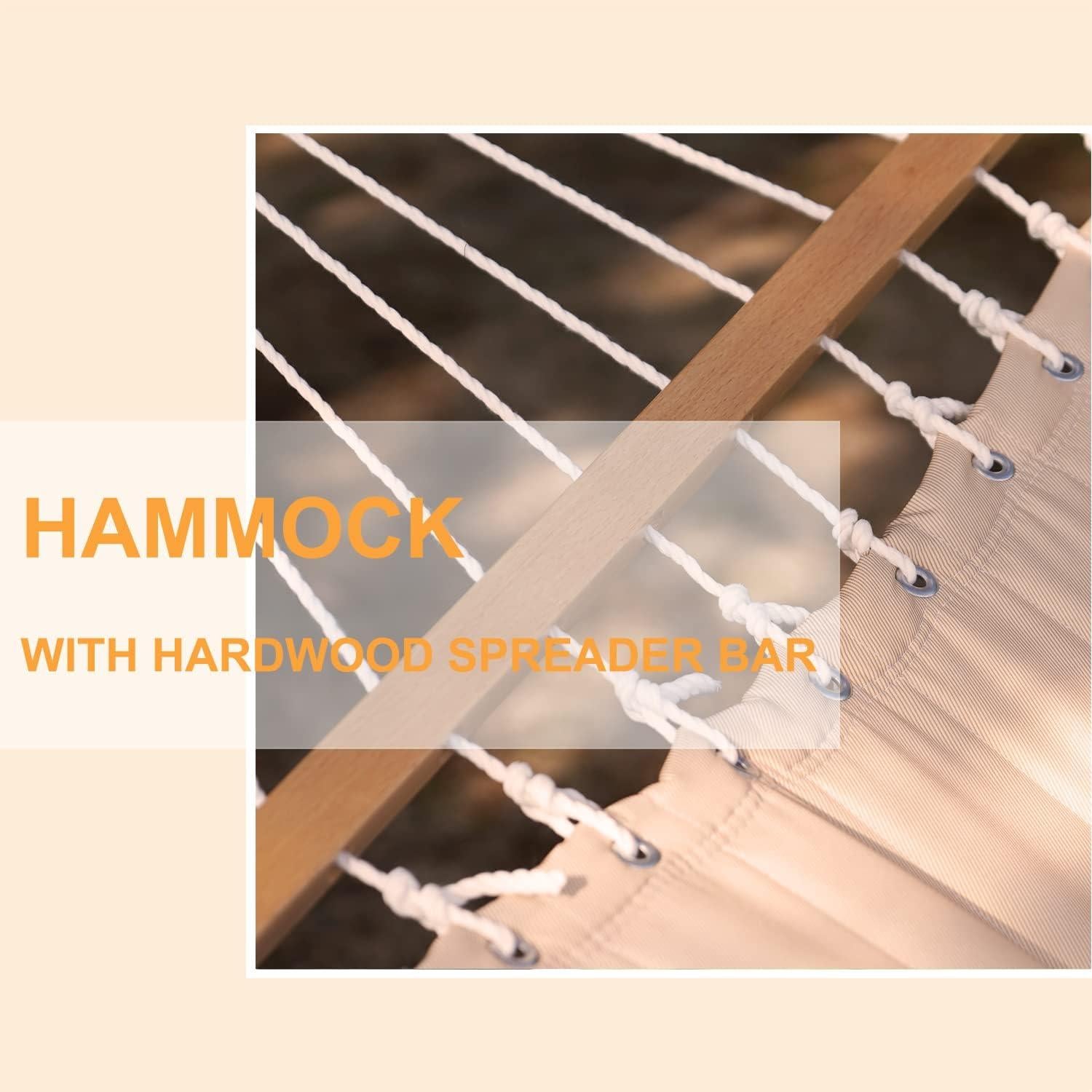 Hamaca Acolchada Doble Lazy Daze 12FT para 2 Personas Lino