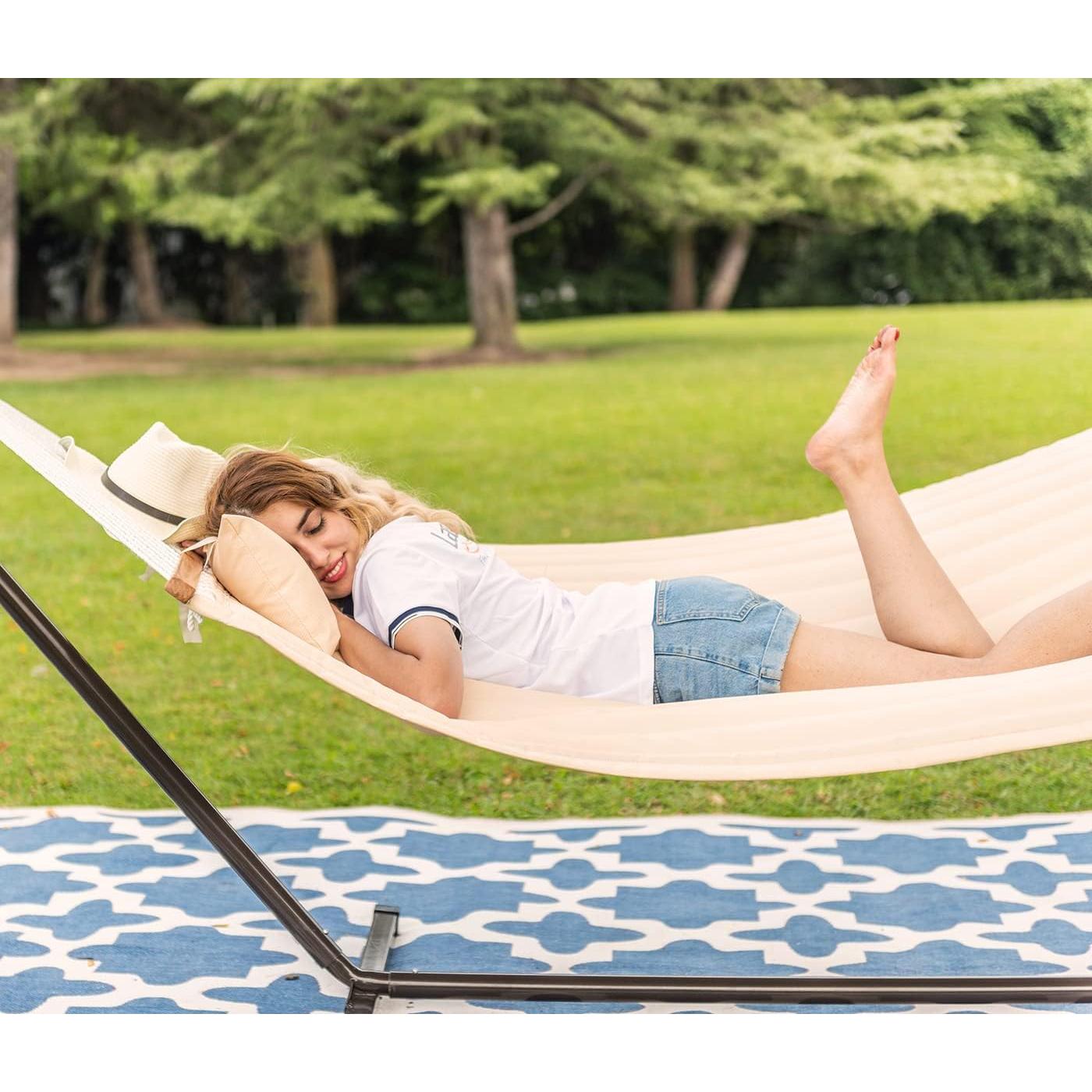 Hamaca Acolchada Doble Lazy Daze 12FT para 2 Personas Lino