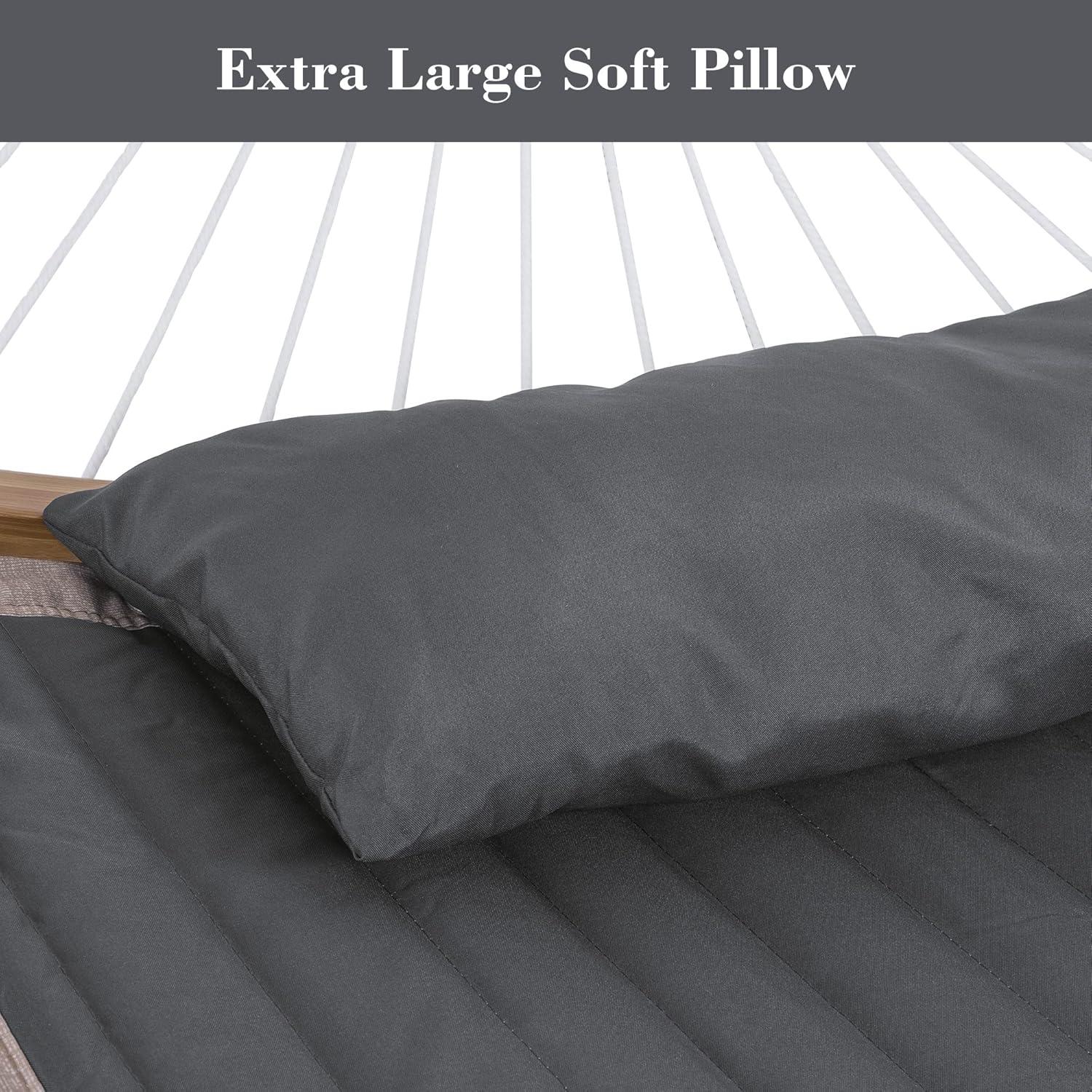 Hamaca Doble Portátil SUNCREAT Gris Oscuro 204 kg Resistente