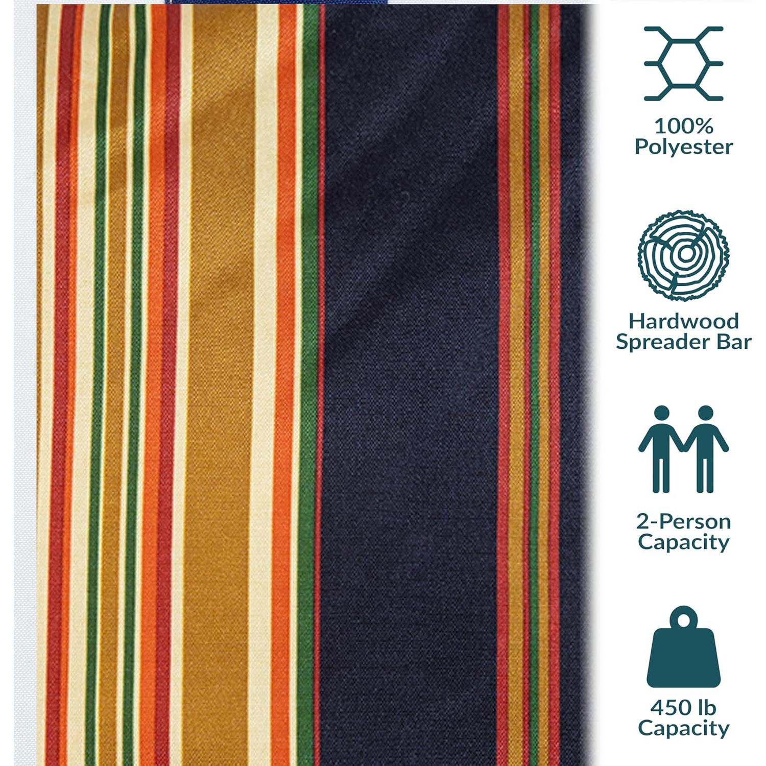 Hamaca Acolchada Extra Grande Sunnydaze para 2 Personas