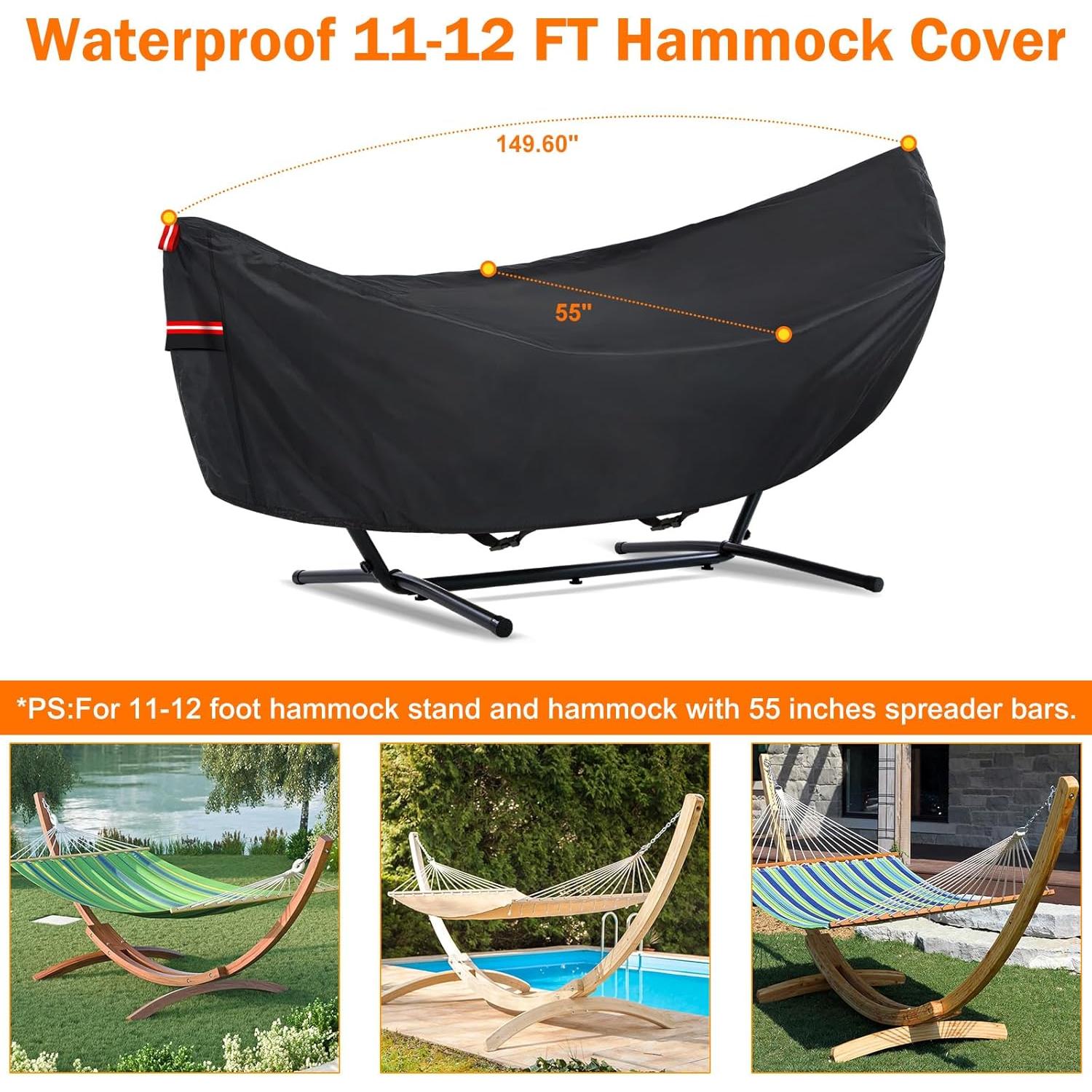 Cubierta de Hamaca Impermeable BETERNY 11-12 Pies UV Resistente