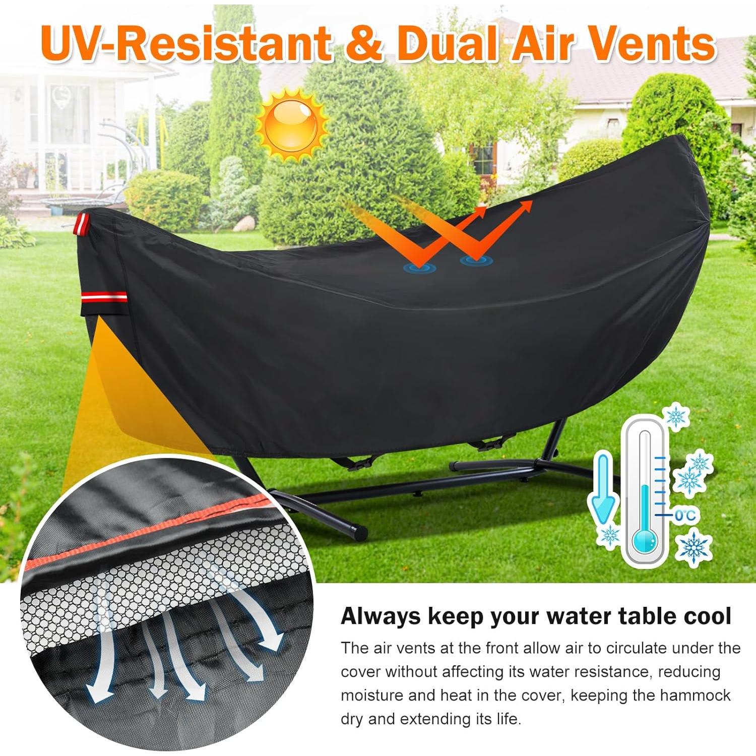 Cubierta de Hamaca Impermeable BETERNY 11-12 Pies UV Resistente