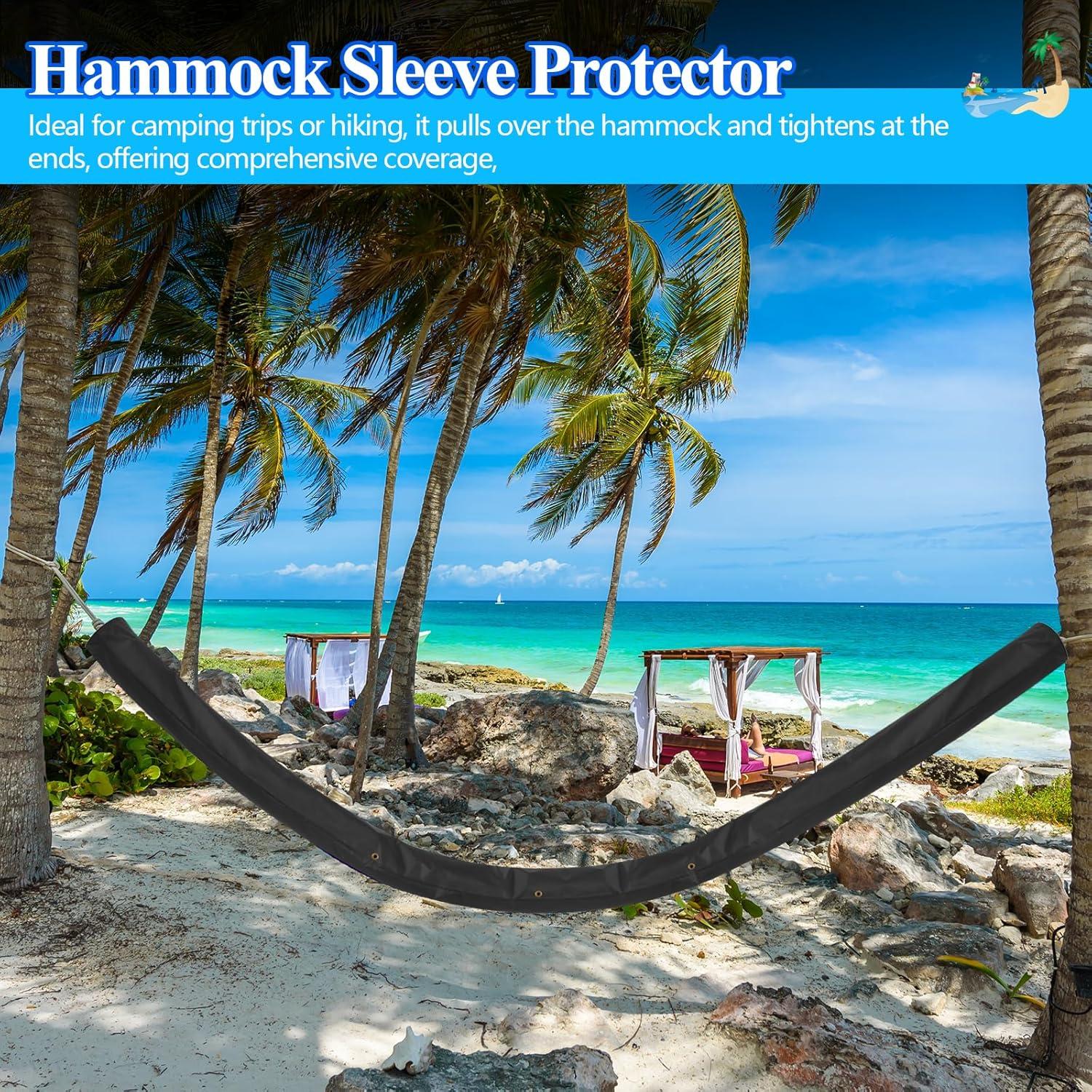 Protector de Hamaca Impermeable Ribbonlic 4.88 m Negro