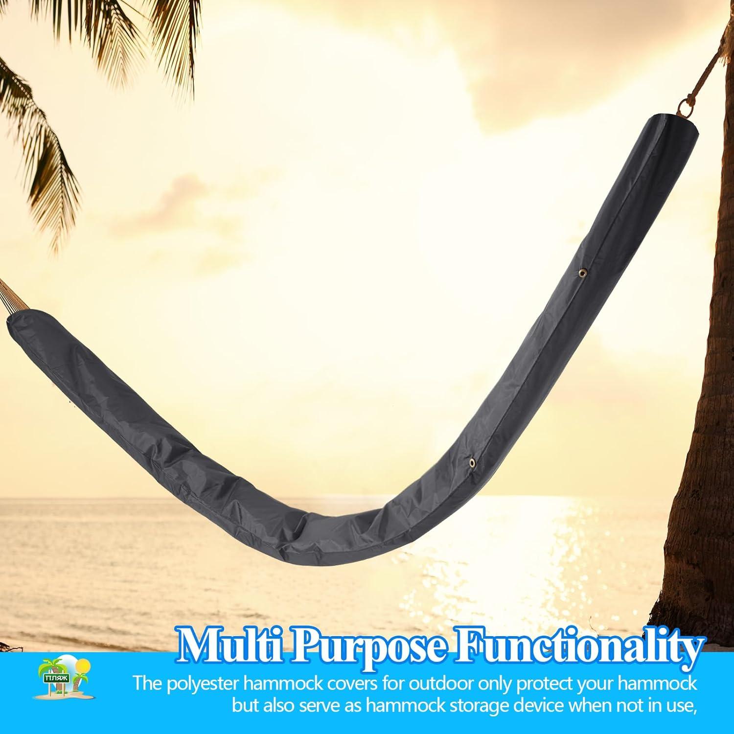 Protector de Hamaca Impermeable Ribbonlic 4.88 m Negro