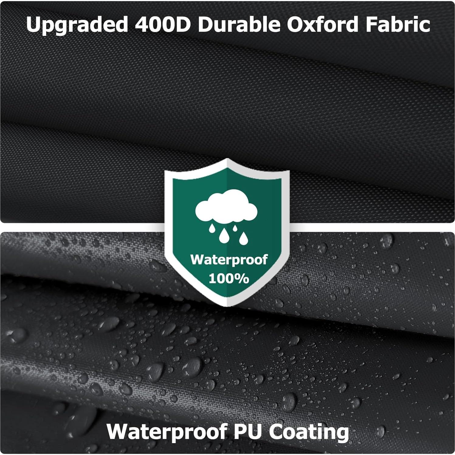 Cubierta de Hamaca AKEfit Impermeable 400D 381x150cm Negro