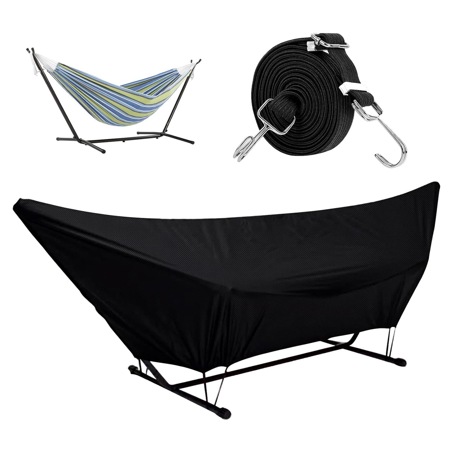 Cubierta de Hamaca Impermeable DSWCKNVK 150x401x99cm Negra