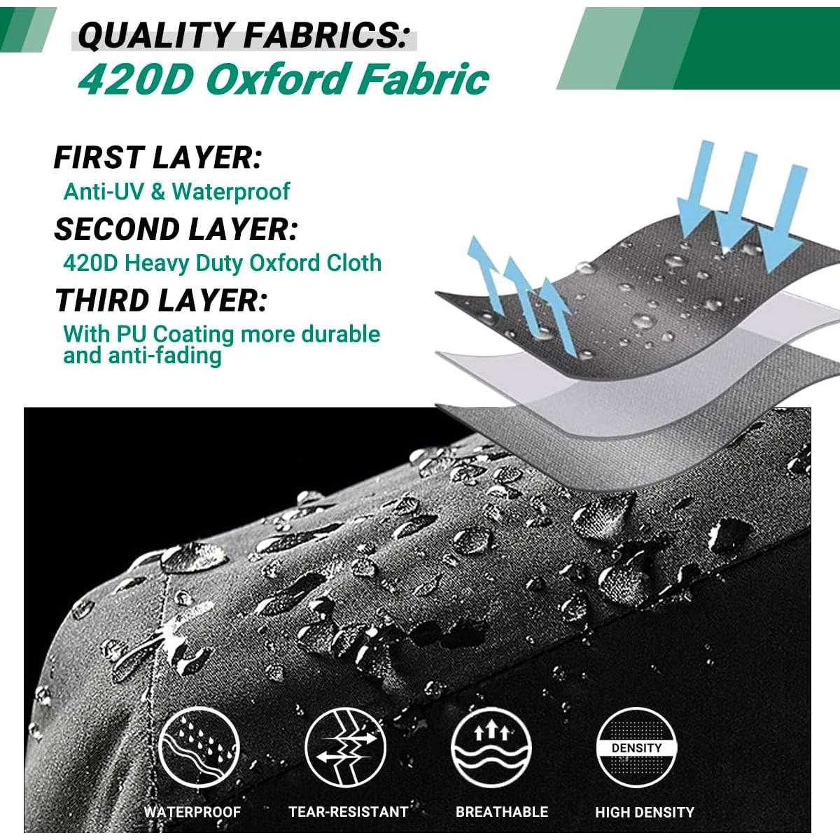 Cubierta de Hamaca de Patio CATOTEL Impermeable 381x150 cm