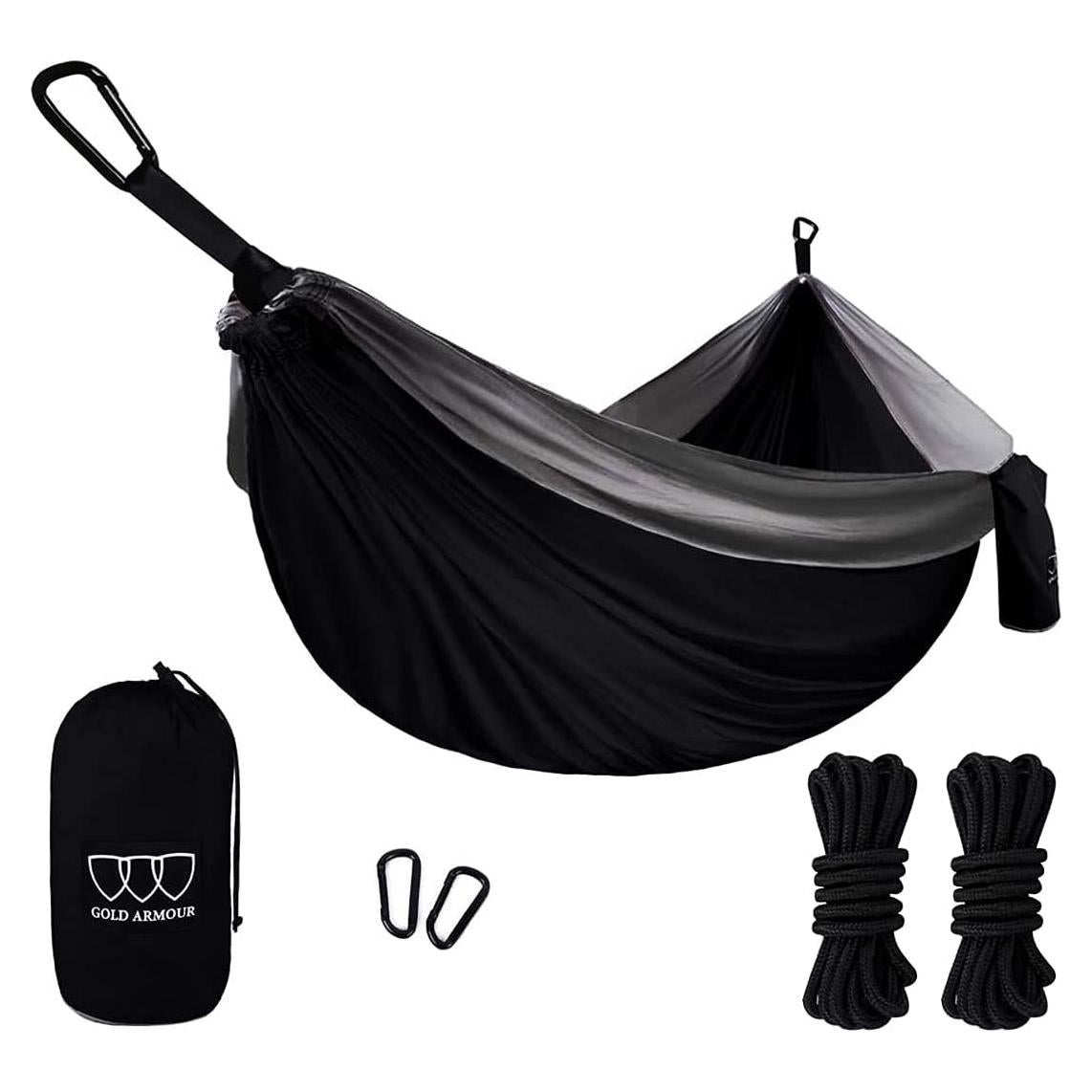 Hamaca de Camping Doble Gold Armour 118x79 cm Soporta 226.8 kg