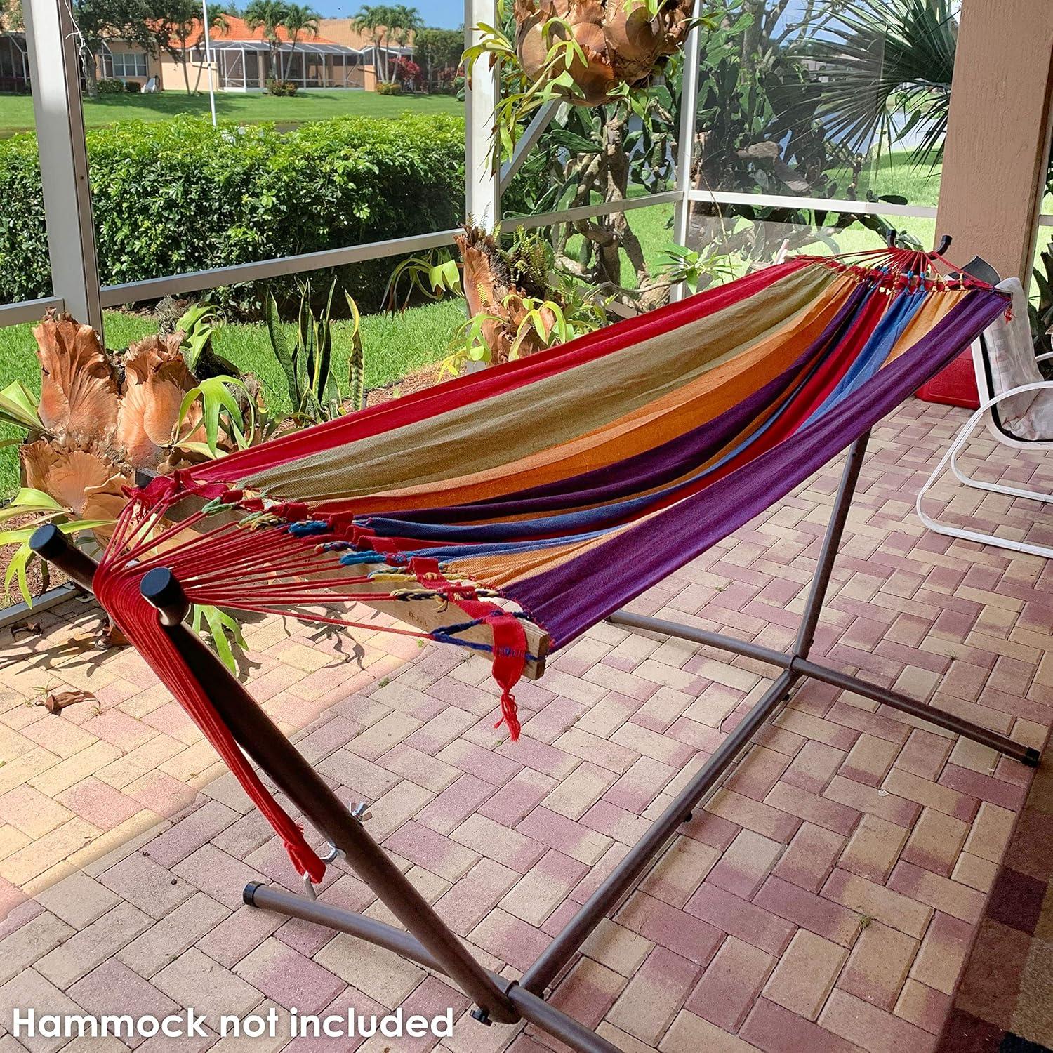 Soporte de Hamaca Portátil Sunnydaze de Acero para Exteriores