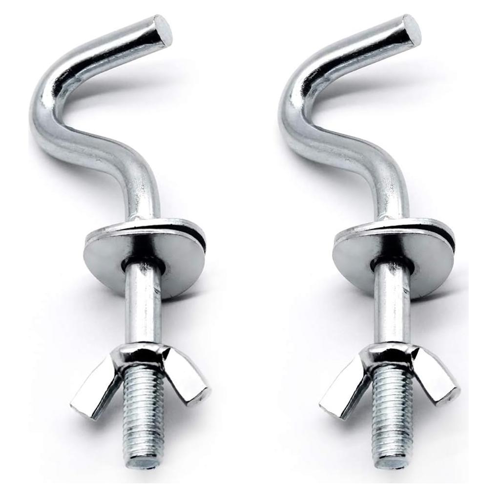 Ganchos de Reemplazo Ugotfeels para Hamacas - 2 Piezas de Hierro Galvanizado