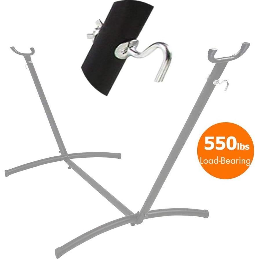 Ganchos de Reemplazo Ugotfeels para Hamacas - 2 Piezas de Hierro Galvanizado