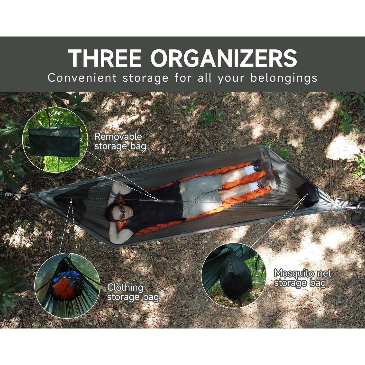 Hamaca de Camping Travel Bird NomadNest 3.35m Liviana 199.58kg