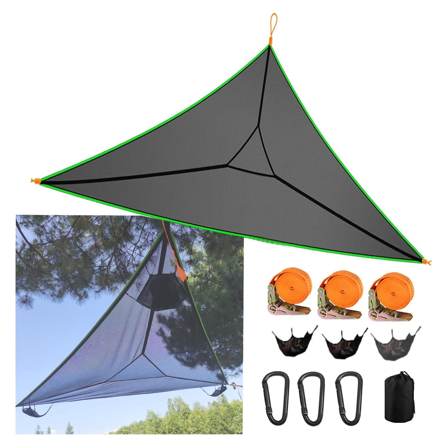 Hamaca Triangular Multi Persona Enthuney 4m 136kg Camping