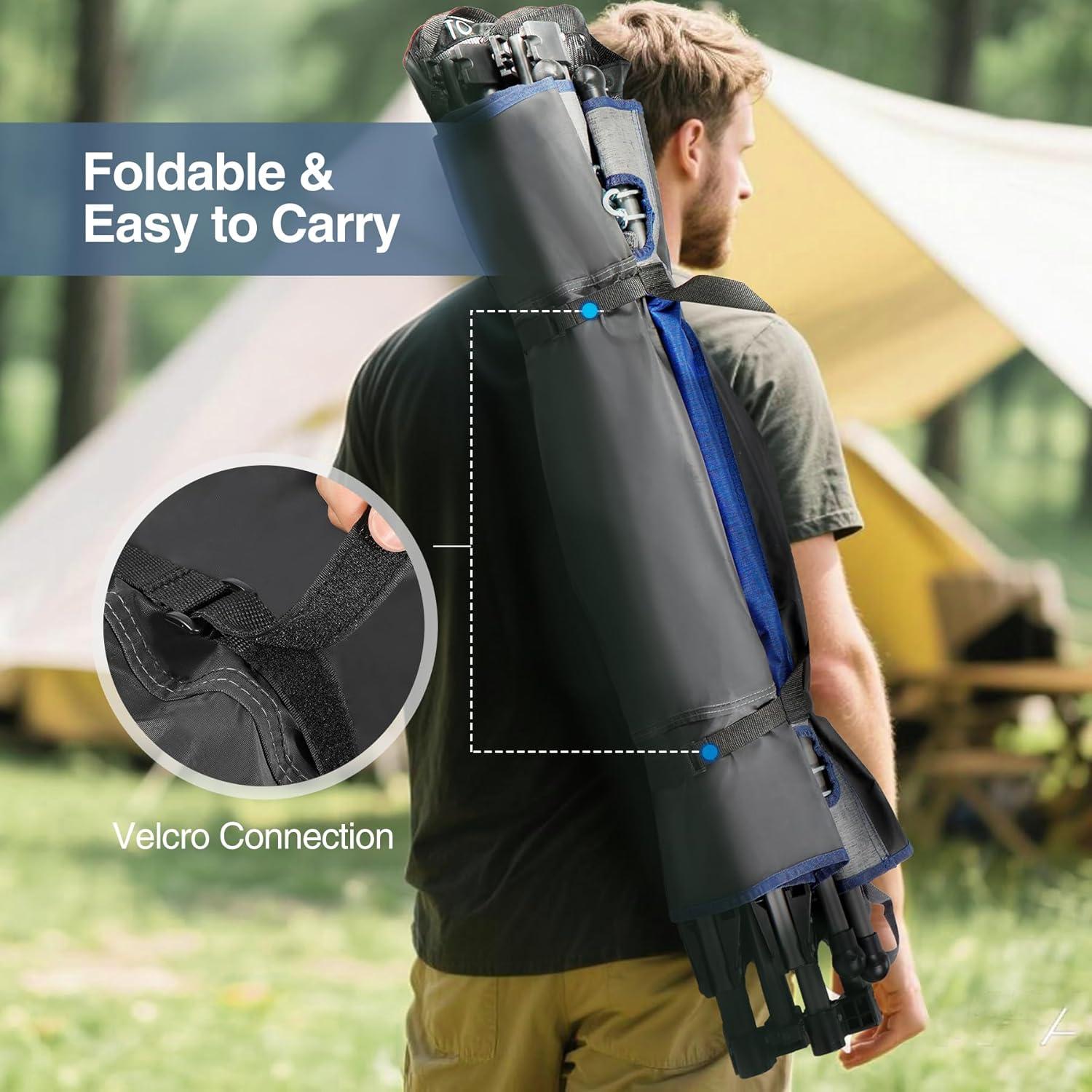 Hamaca de Camping RedSwing XXL con Soporte y Almohada