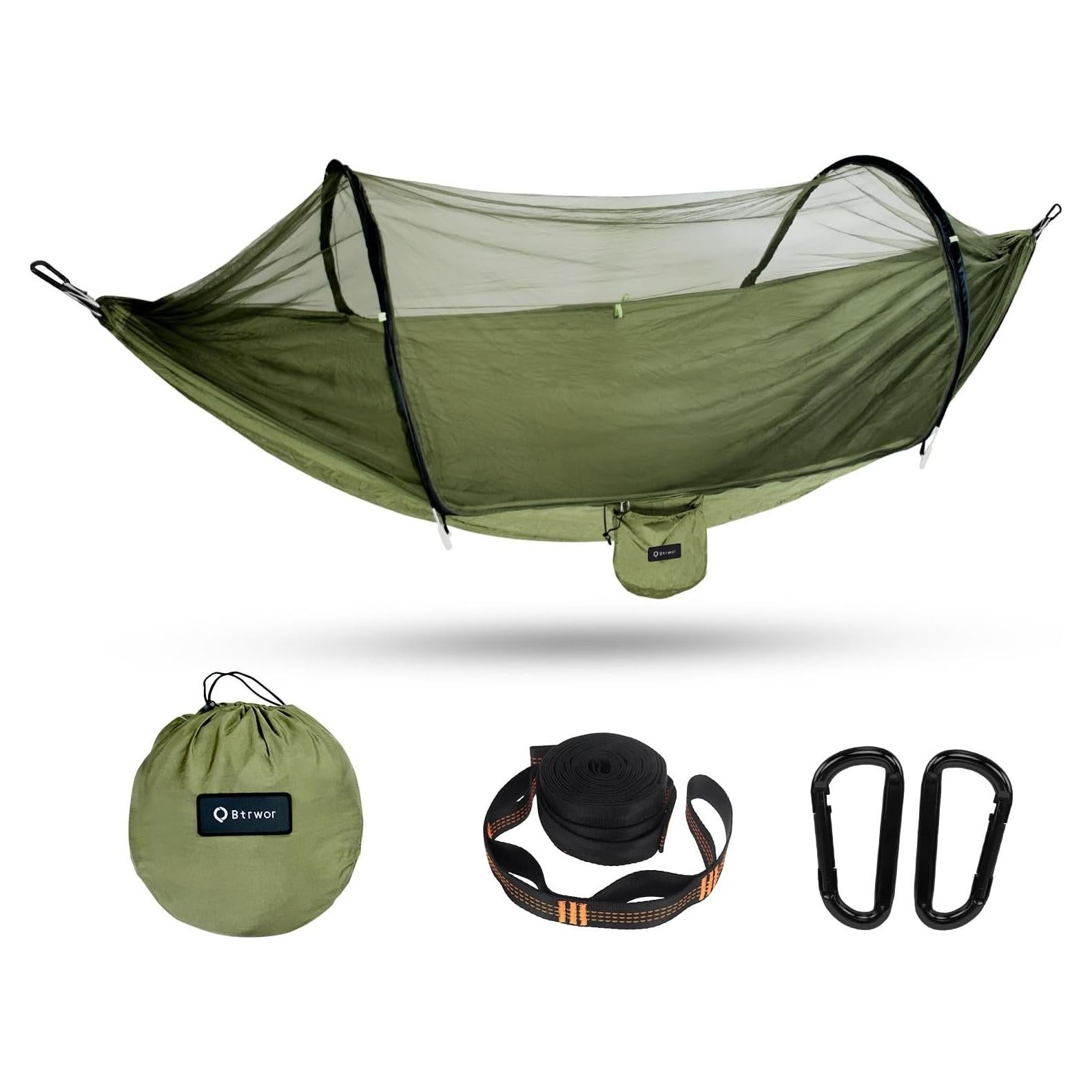 Hamaca Portátil Btrwor con Red Antimosquitos 261x140cm