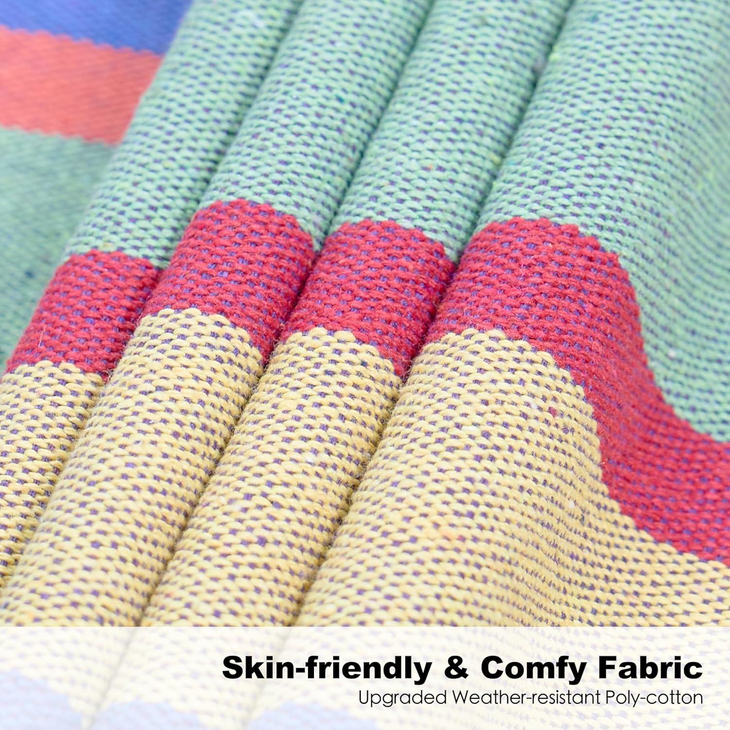 Hamaca Doble con Soporte Gafete Rojo Clásico 272kg