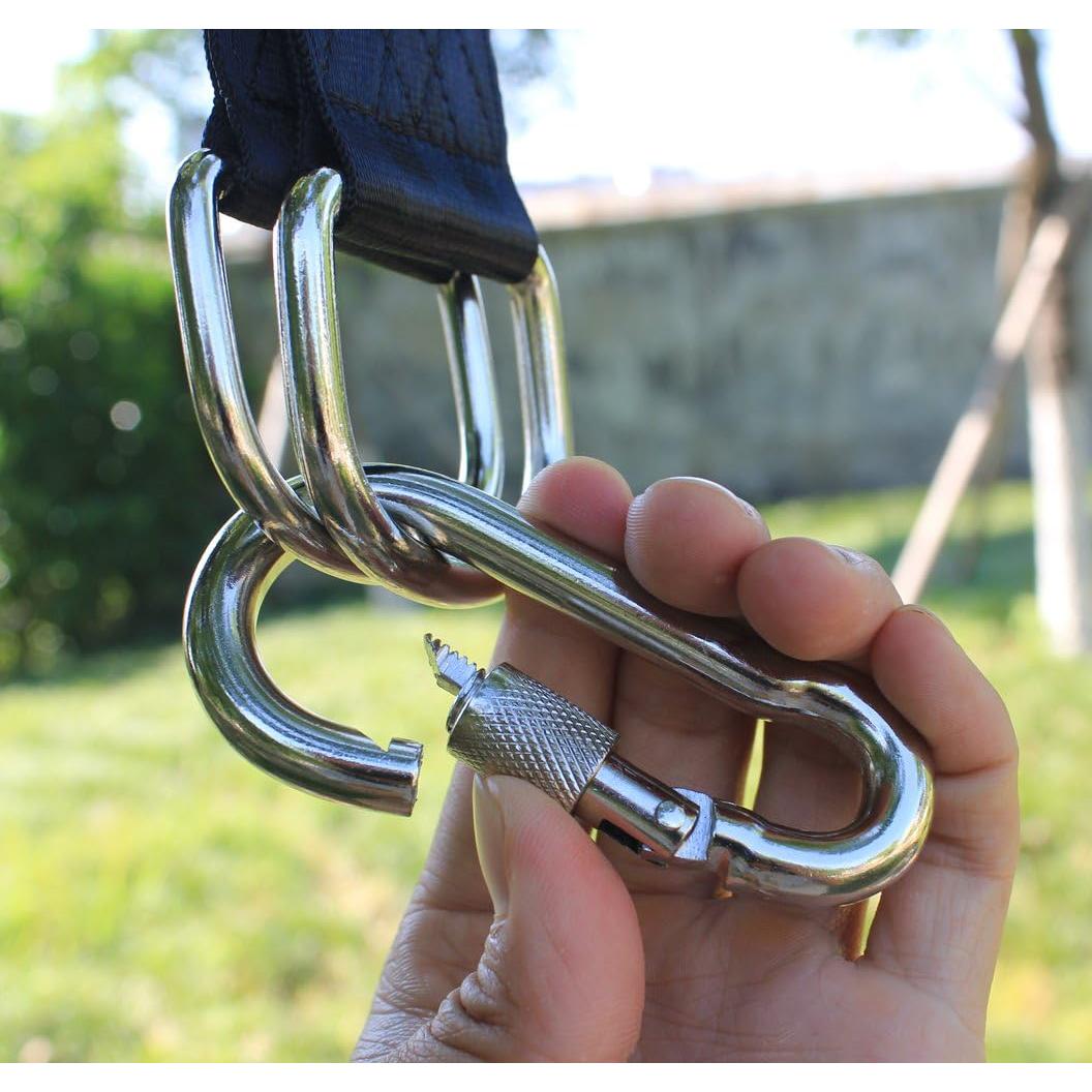 Juego de Cintas para Hamaca HI SUYI 1.5m 499kg con Mosquetones