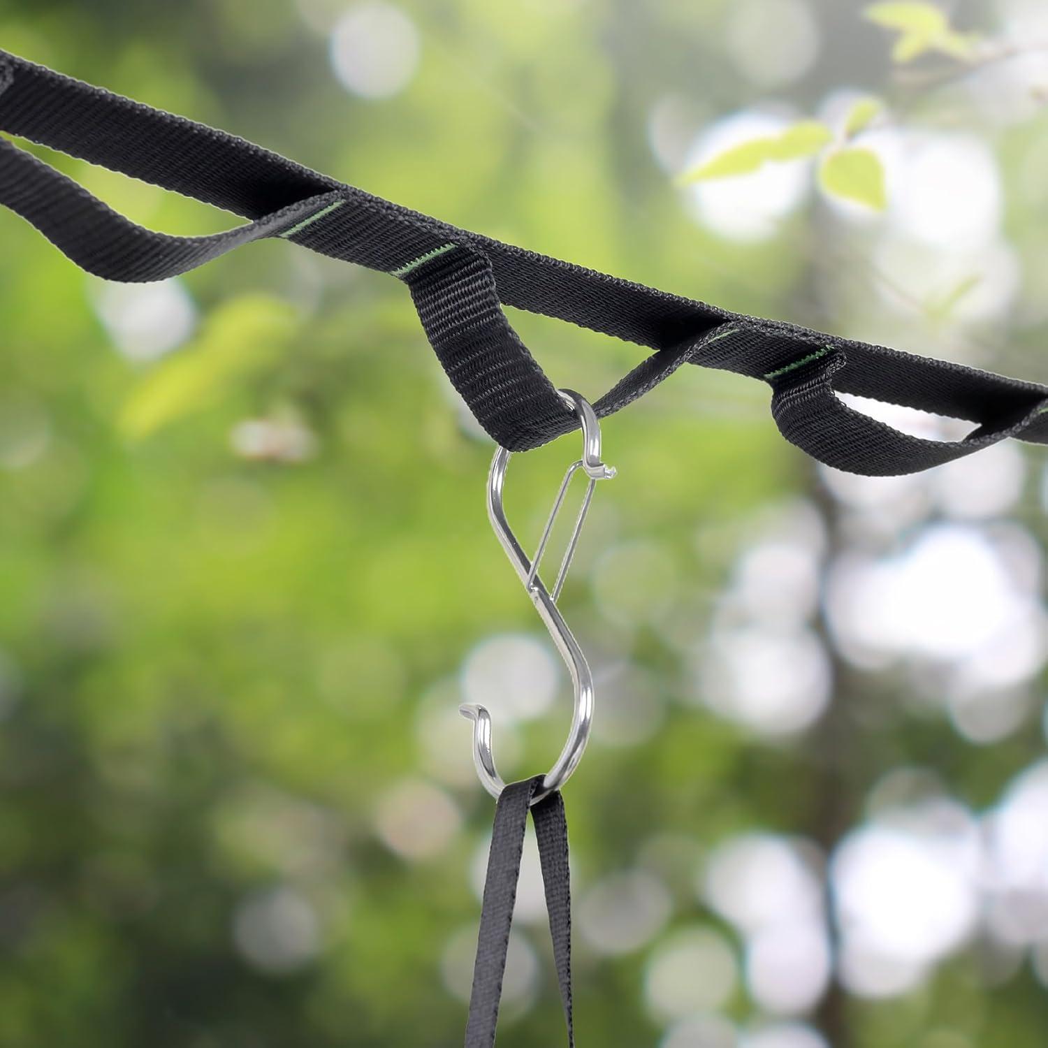 Organizador Colgante Camping Ayaport 6.1m 20 Lazos 4 Ganchos