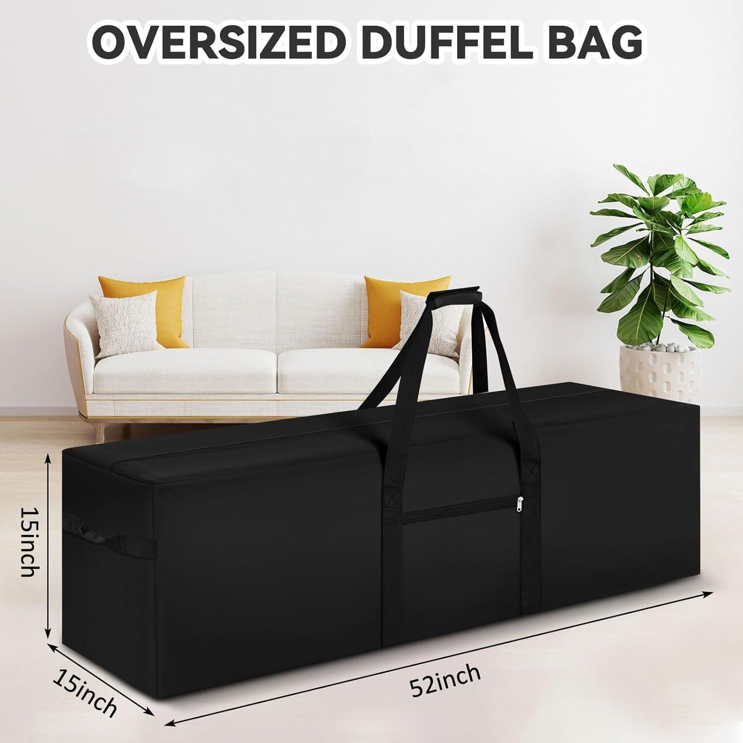 Bolsa Duffle Extra Grande Vincreem 190L Impermeable 132cm
