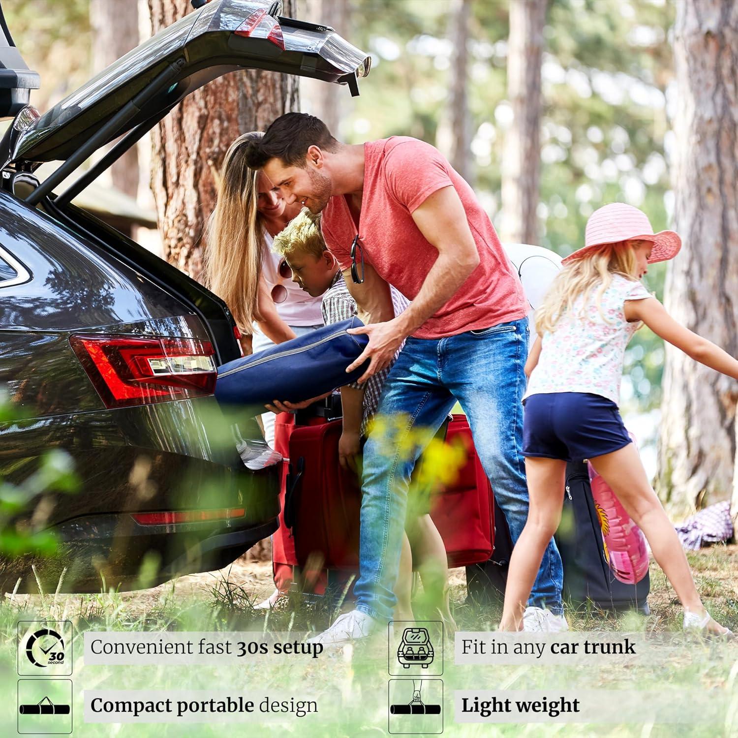 Soporte de Hamaca Tranquillo Ajustable 295 kg Negro Plegable