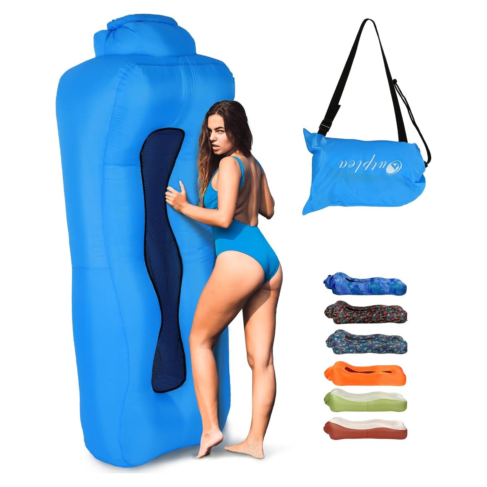 Sofá Inflable de Playa Outplea 190x80 cm Impermeable