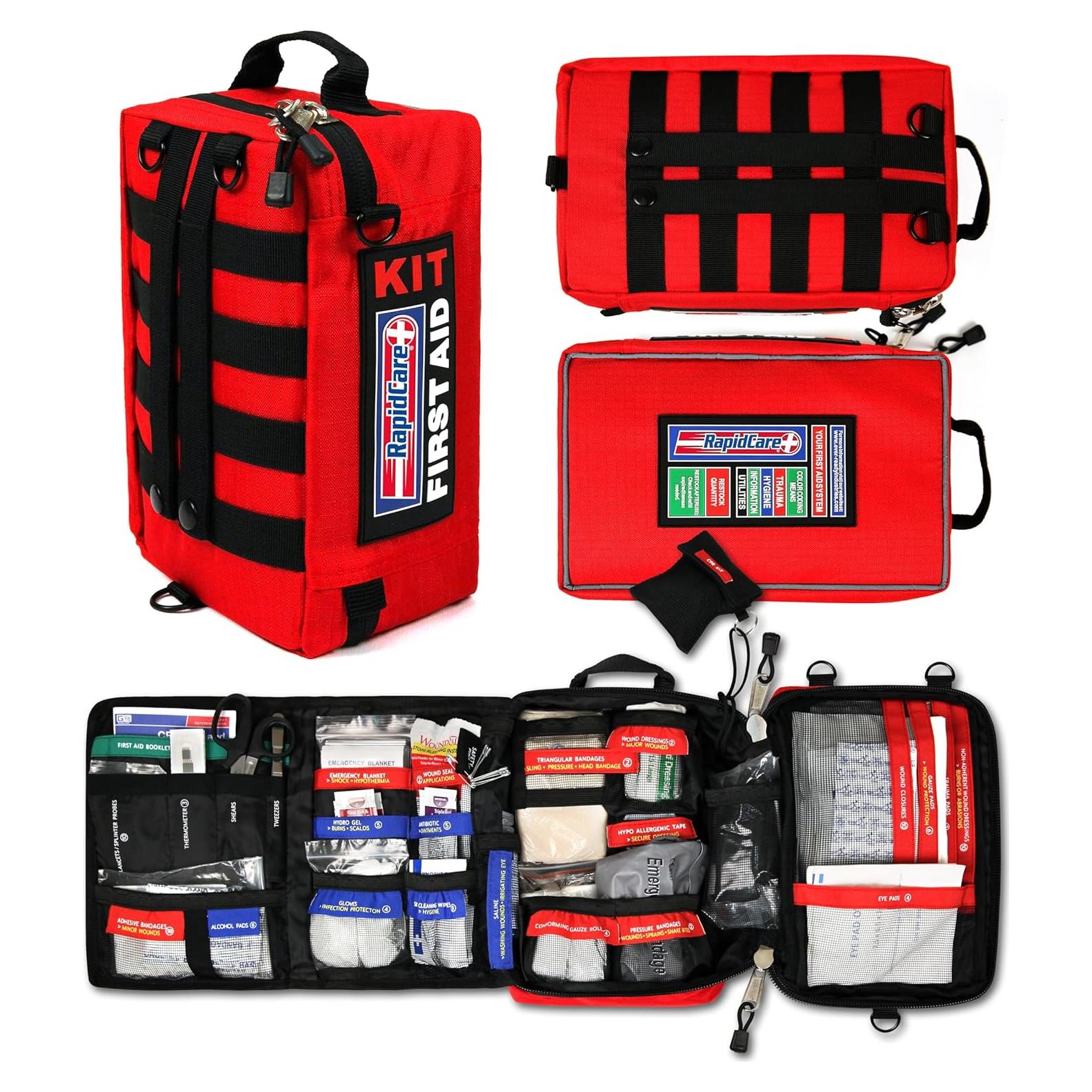 Kit de Primeros Auxilios Rapid Care 300 Piezas + Kit de Viaje 95 Piezas